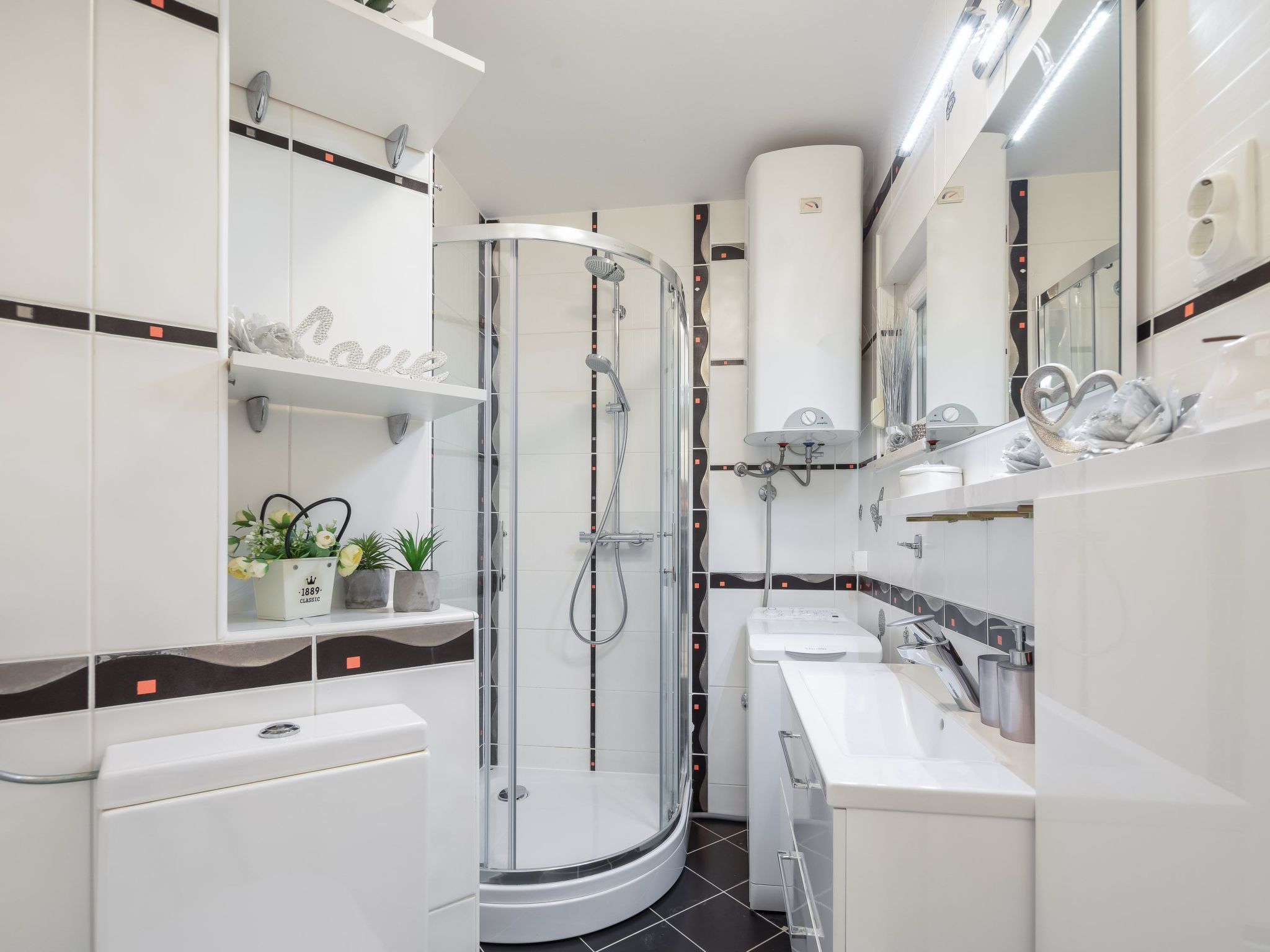 Schönes Appartement am Strand mit Terrasse-Dedans