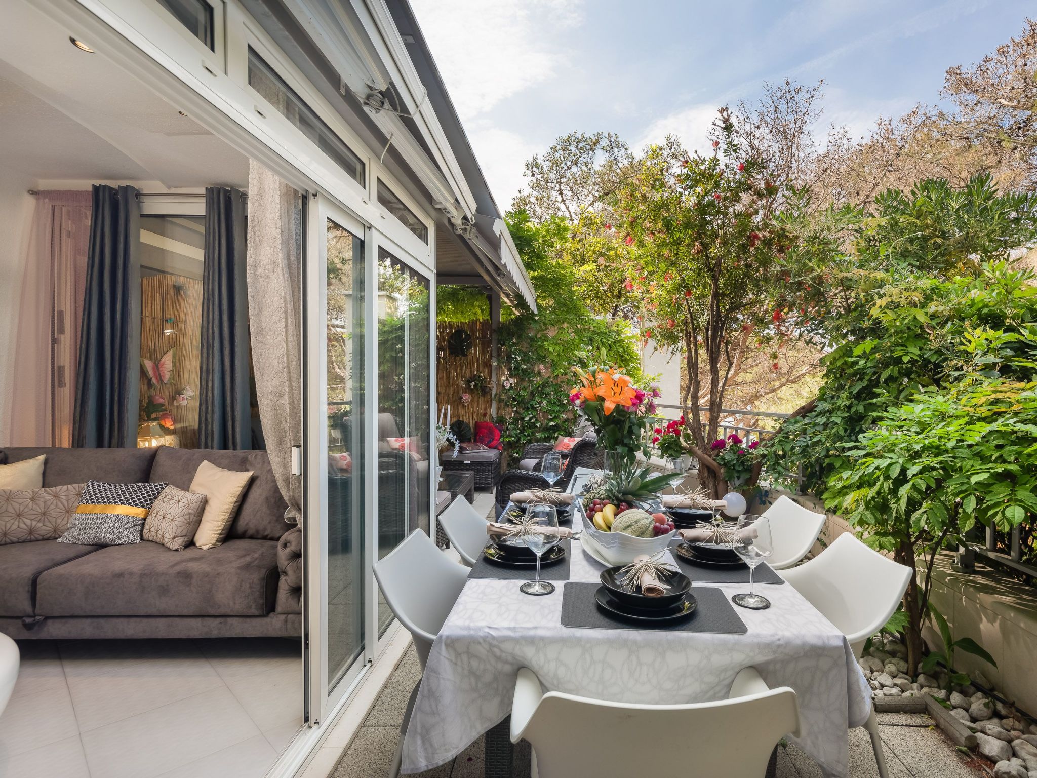 Schönes Appartement am Strand mit Terrasse-Dedans