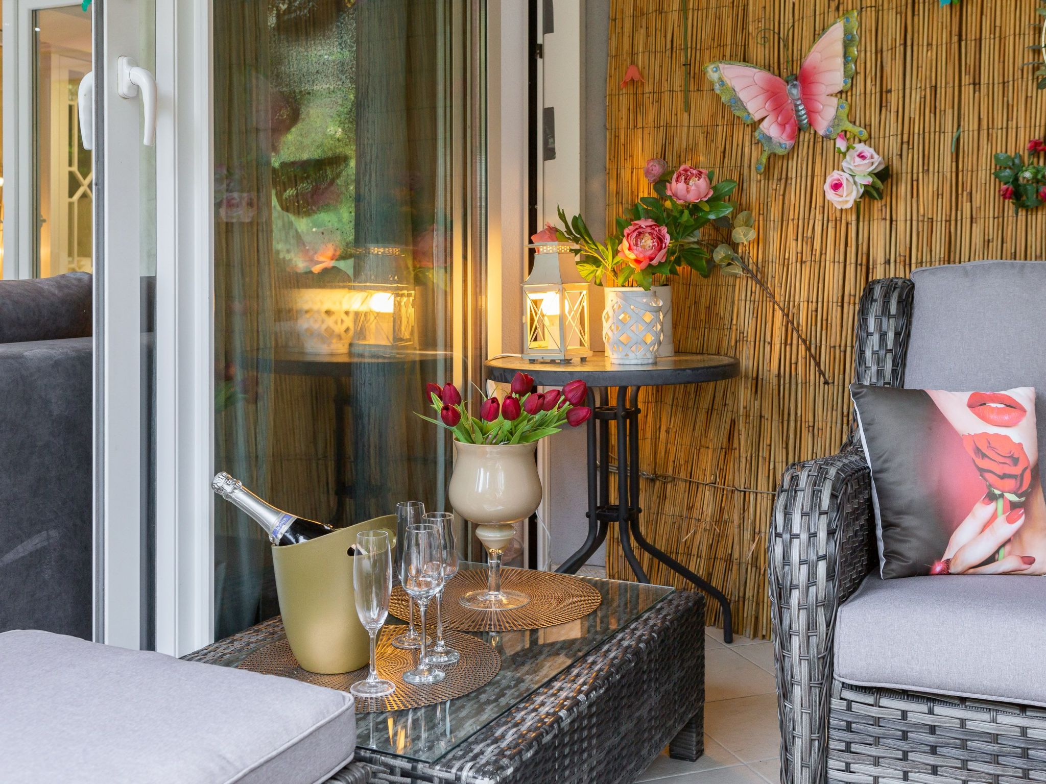 Schönes Appartement am Strand mit Terrasse-Dedans
