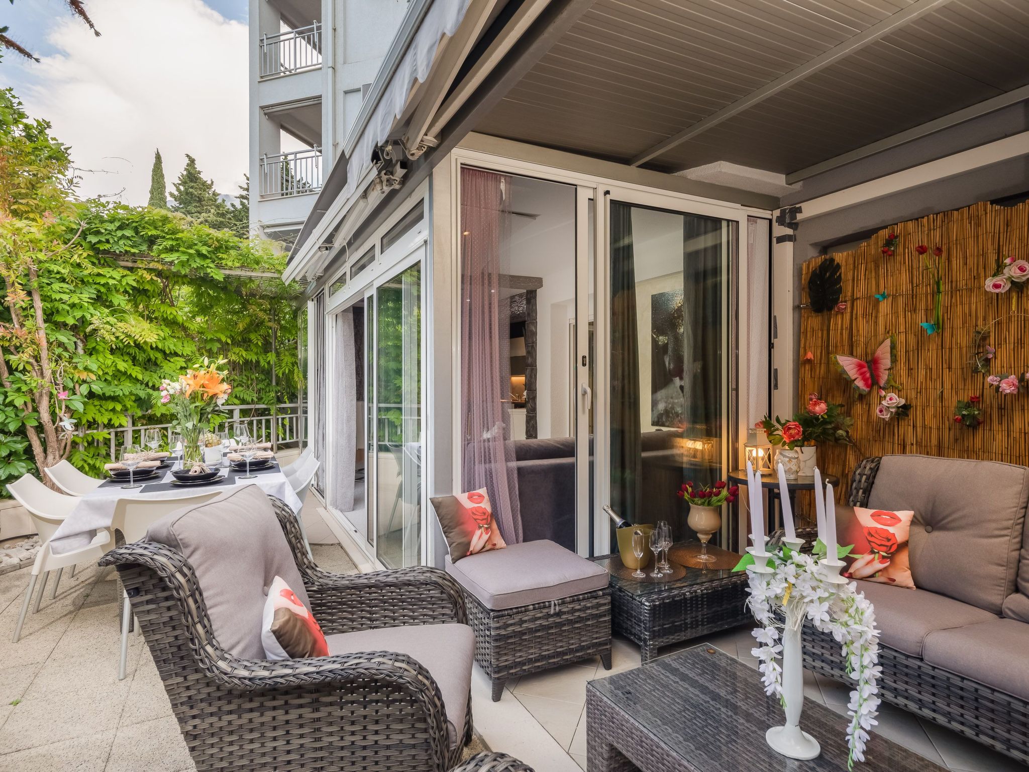 Schönes Appartement am Strand mit Terrasse-Dedans