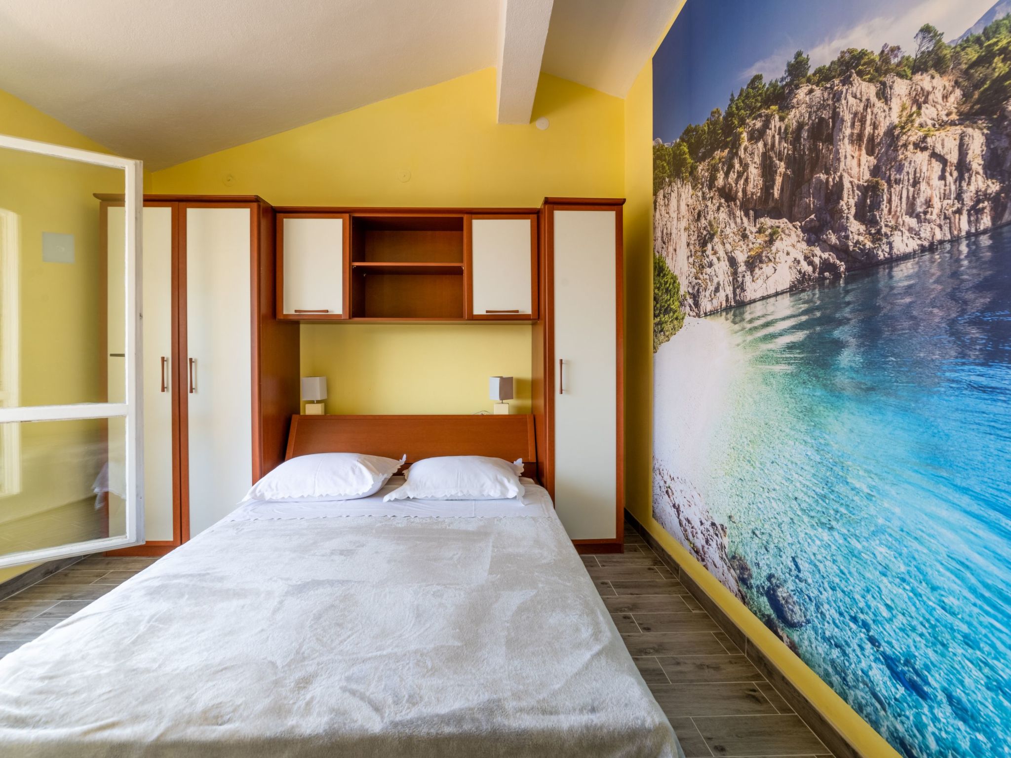 Apartment mit drei Schlafzimmern, Whirlpool und Meerblick-Dedans