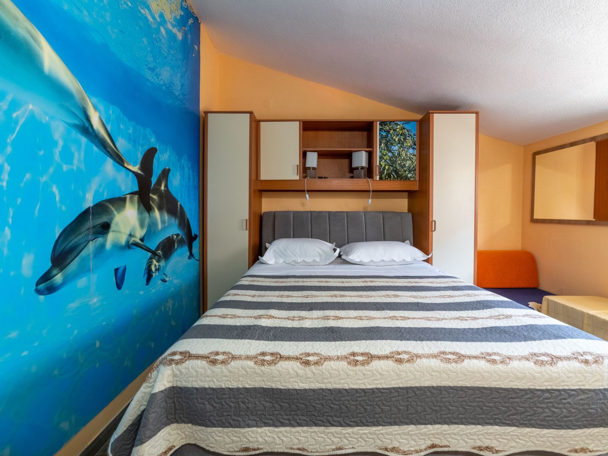 Apartment mit drei Schlafzimmern, Whirlpool und Meerblick-Dedans