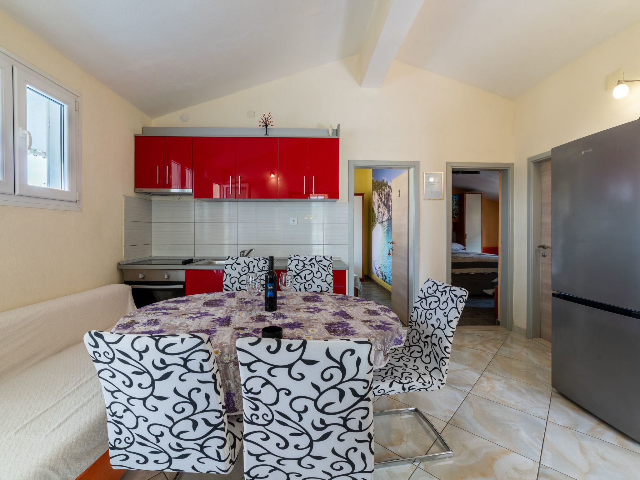 Apartment mit drei Schlafzimmern, Whirlpool und Meerblick-Dedans