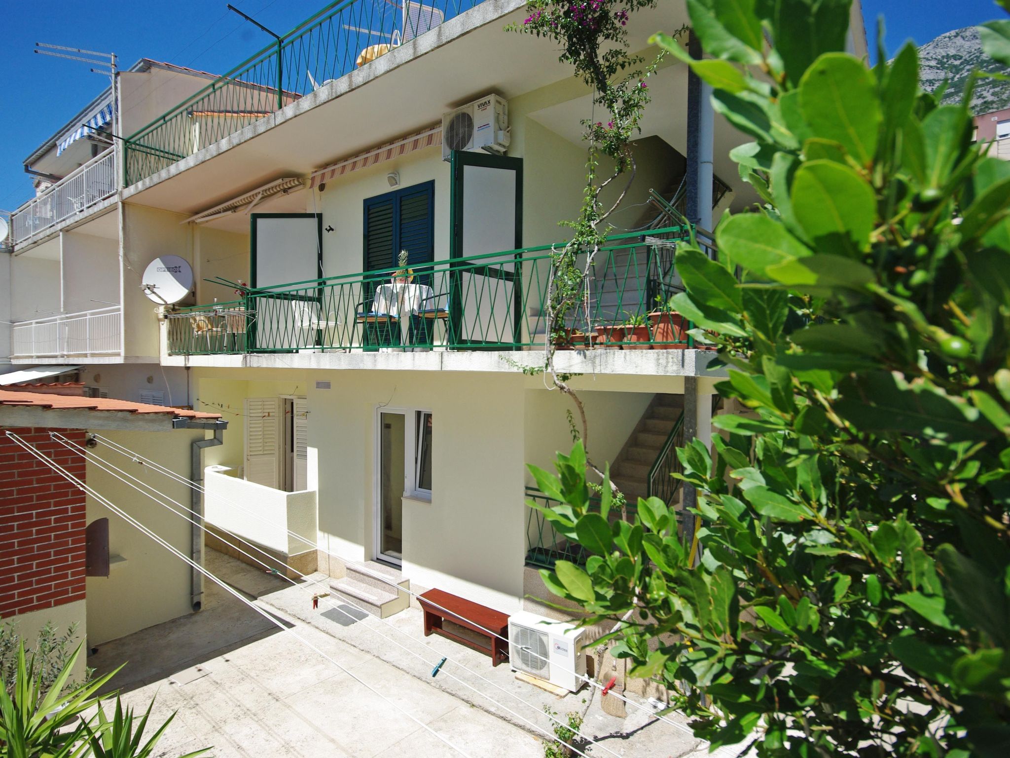 Apartment mit drei Schlafzimmern, Whirlpool und Meerblick-Dedans