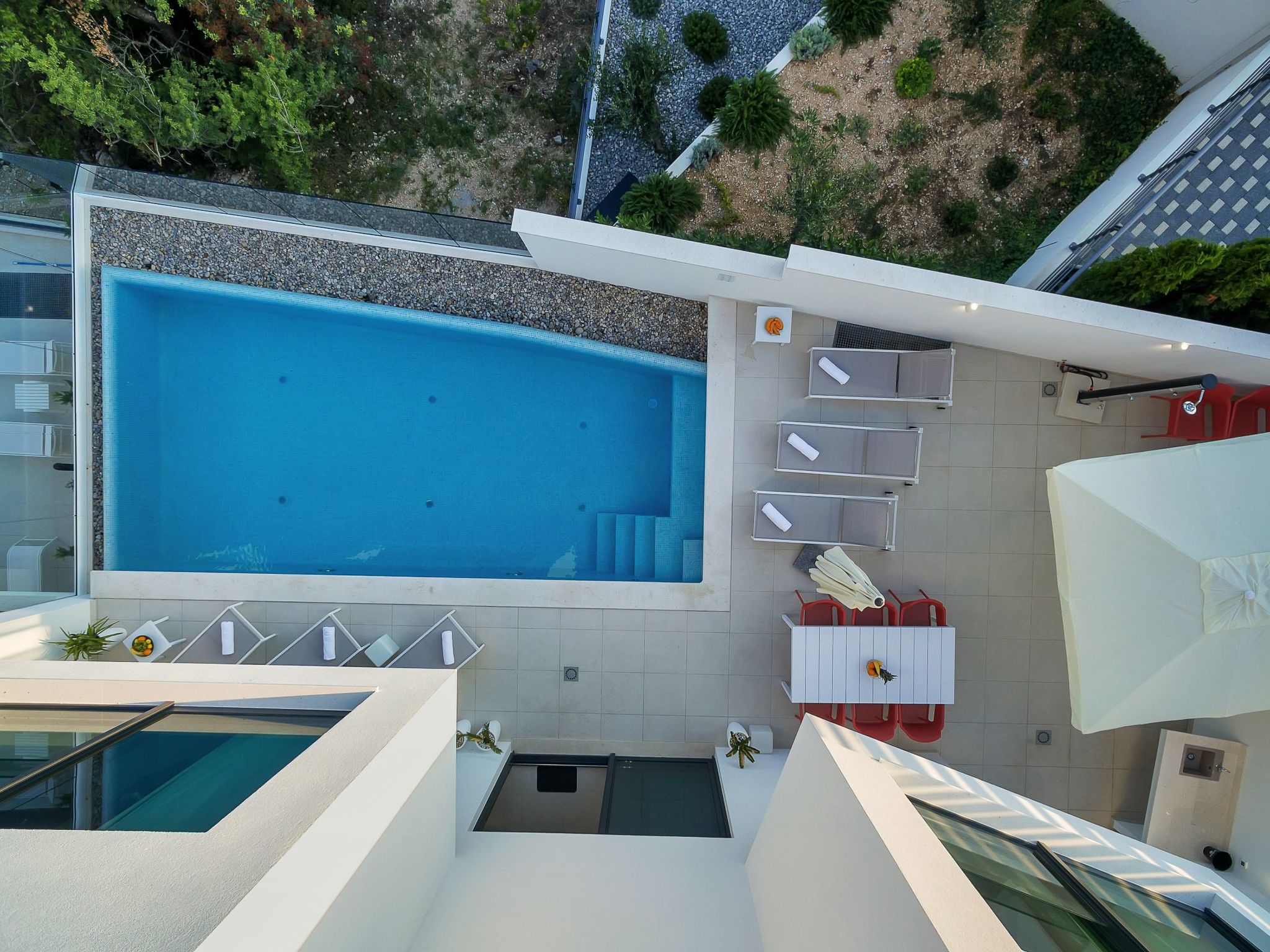 Schöne Villa Zvizdan mit Infinity-Pool-Inside