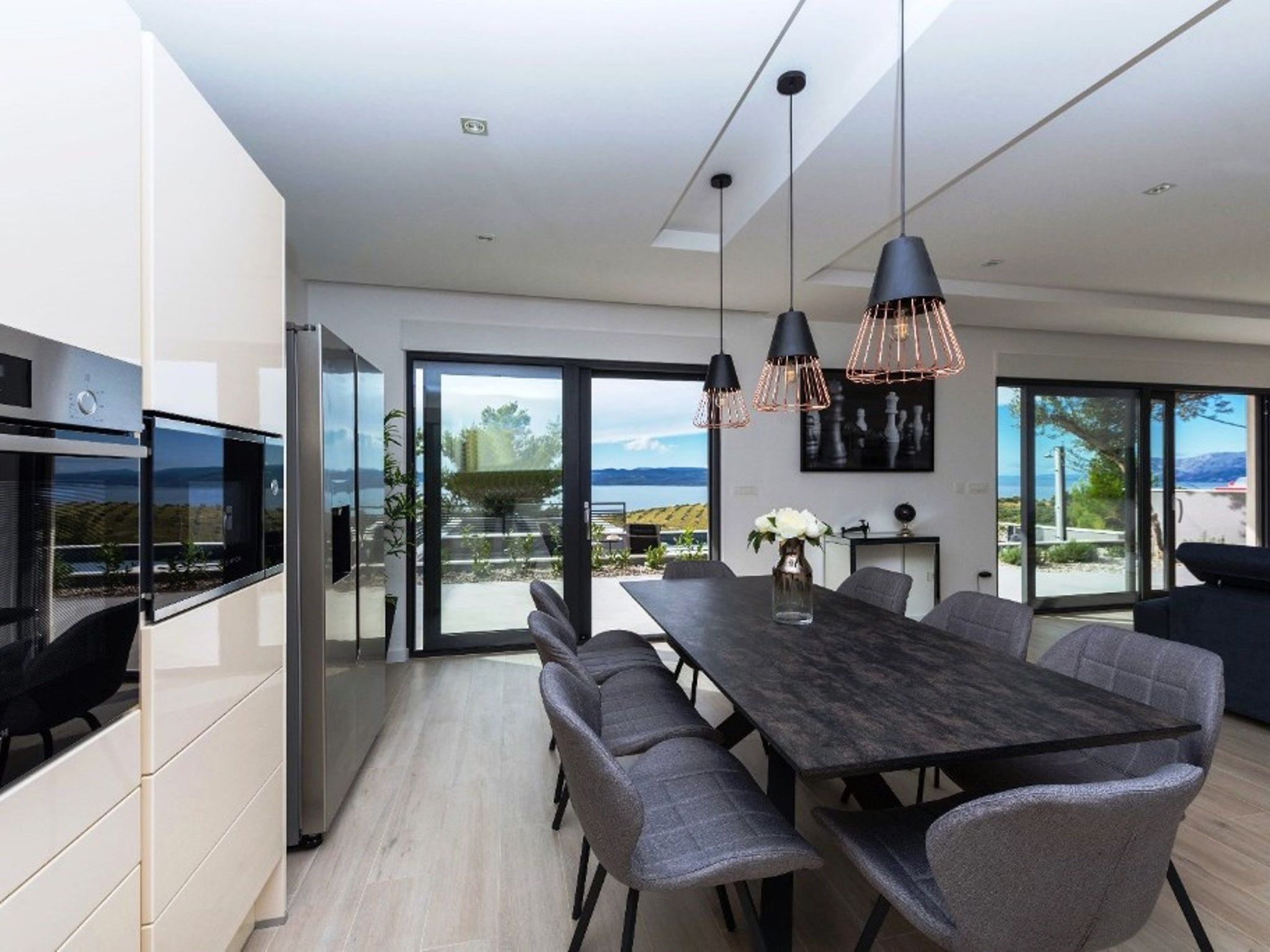 Villa Kuk mit beheiztem Pool-Dedans