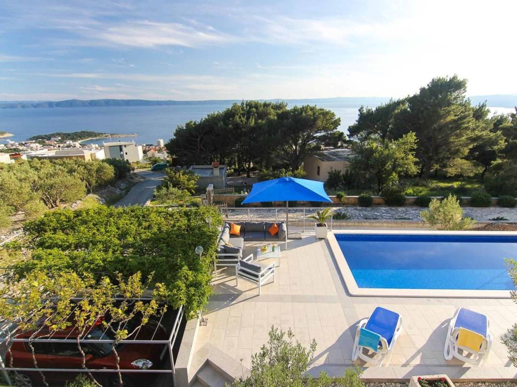 Villa Levanda mit privatem Pool-Dehors