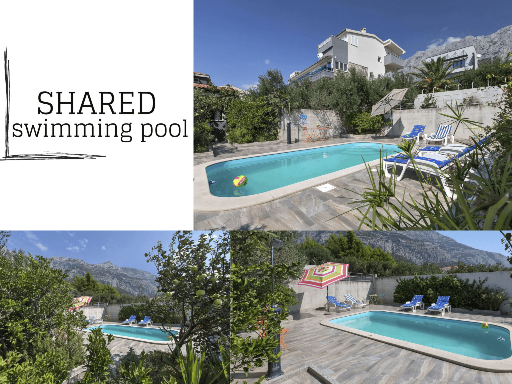 Vele Duplex-Wohnung mit Terrassen und Meerblick