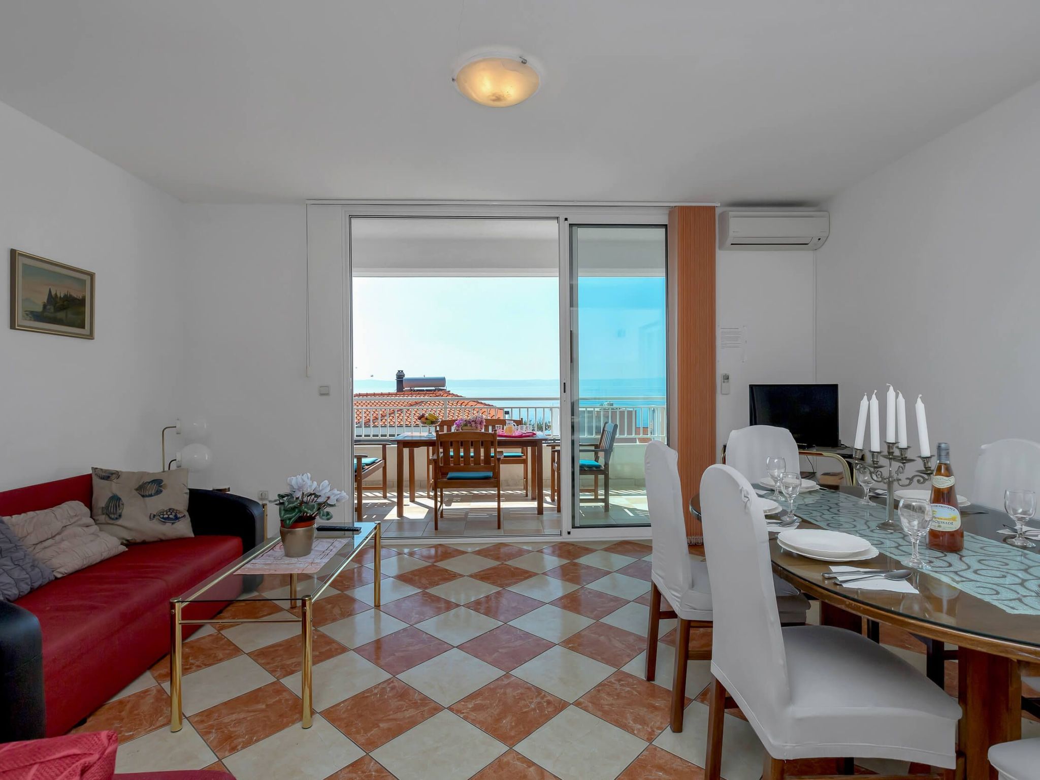 Vele Duplex-Wohnung mit Terrassen und Meerblick-Image-tags.info