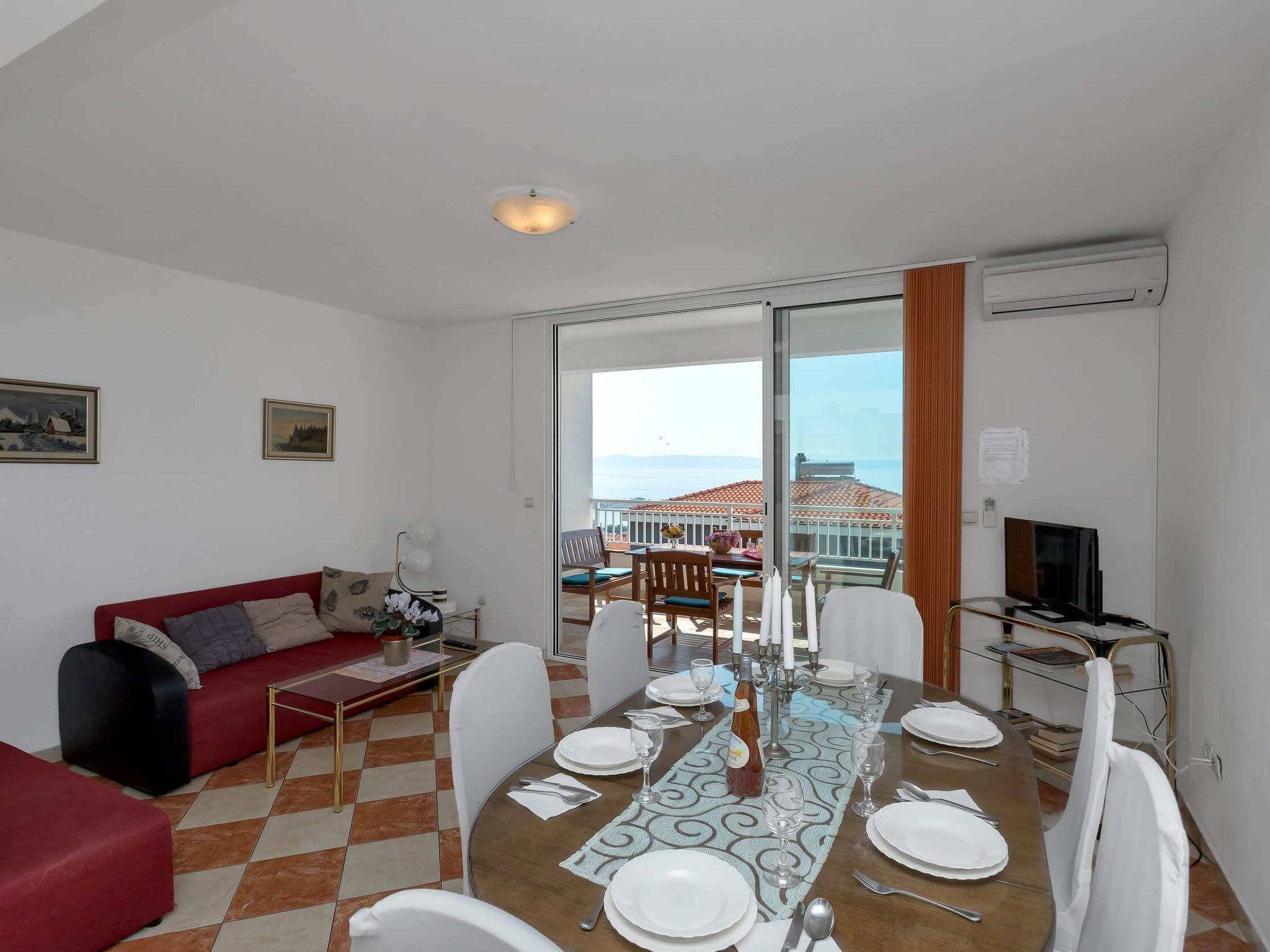 Vele Duplex-Wohnung mit Terrassen und Meerblick-Image-tags.info