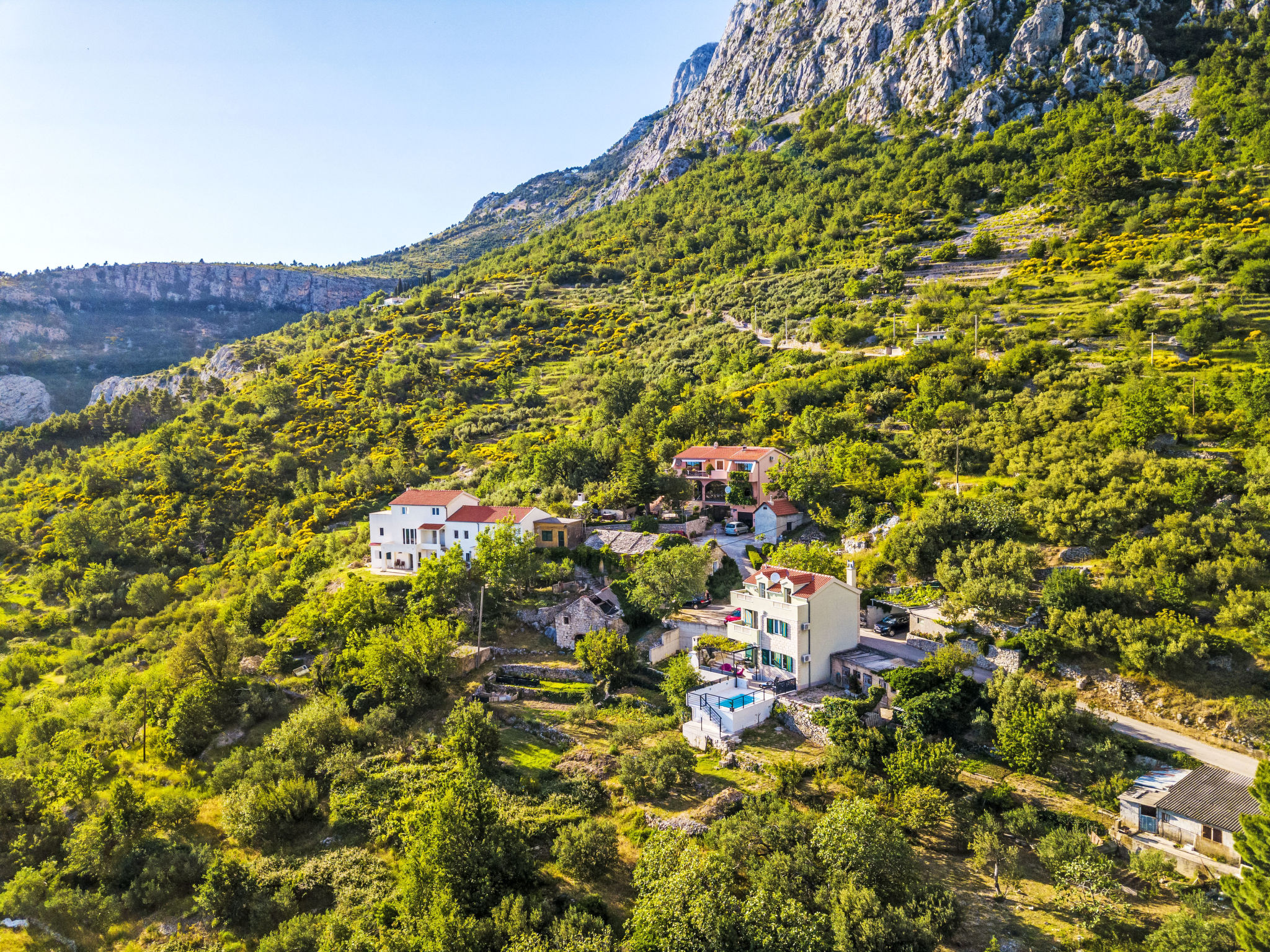 In Veliko Brdo mit Privatem Pool - Draußen