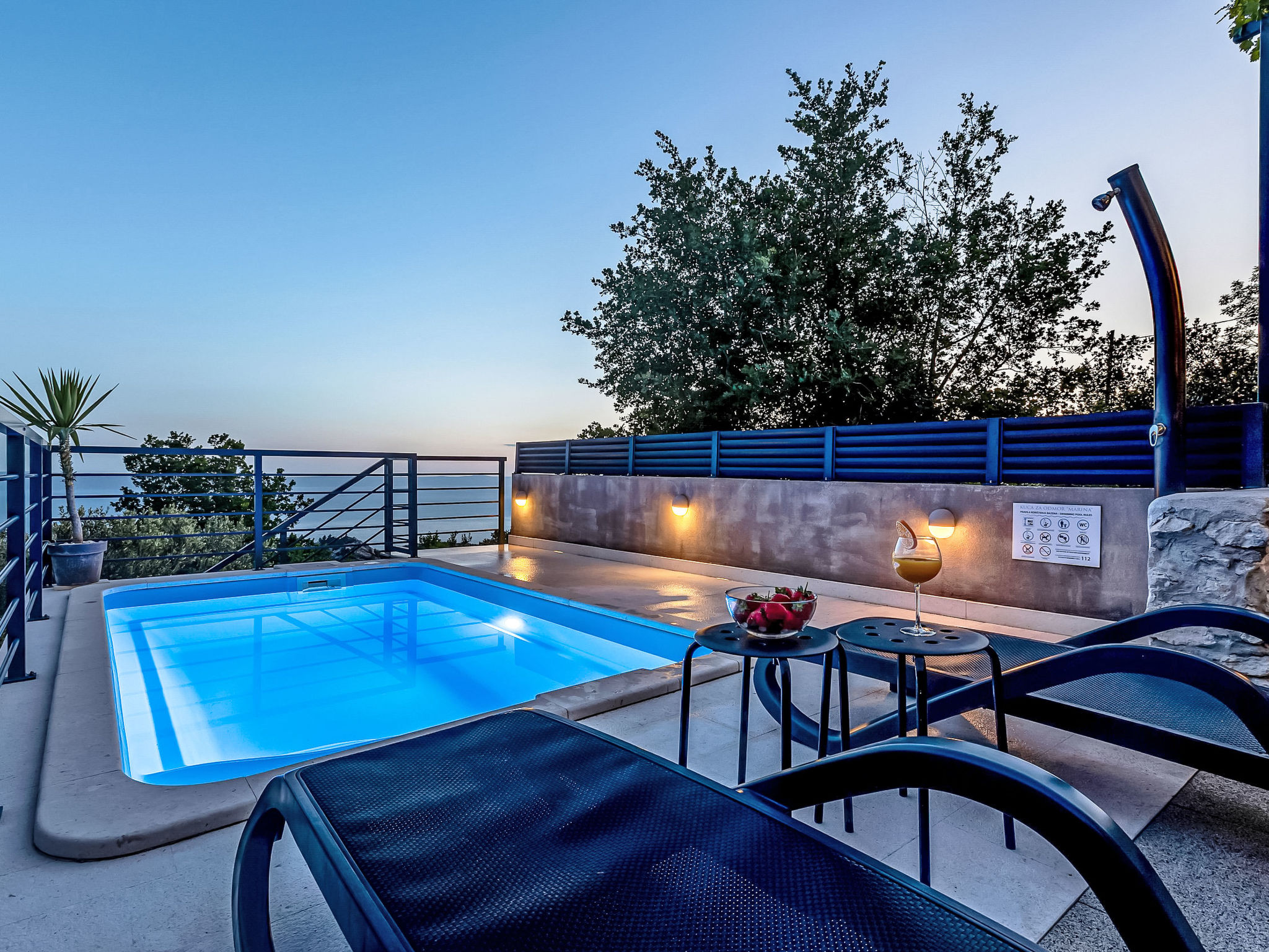 In Veliko Brdo mit Privatem Pool - Draußen