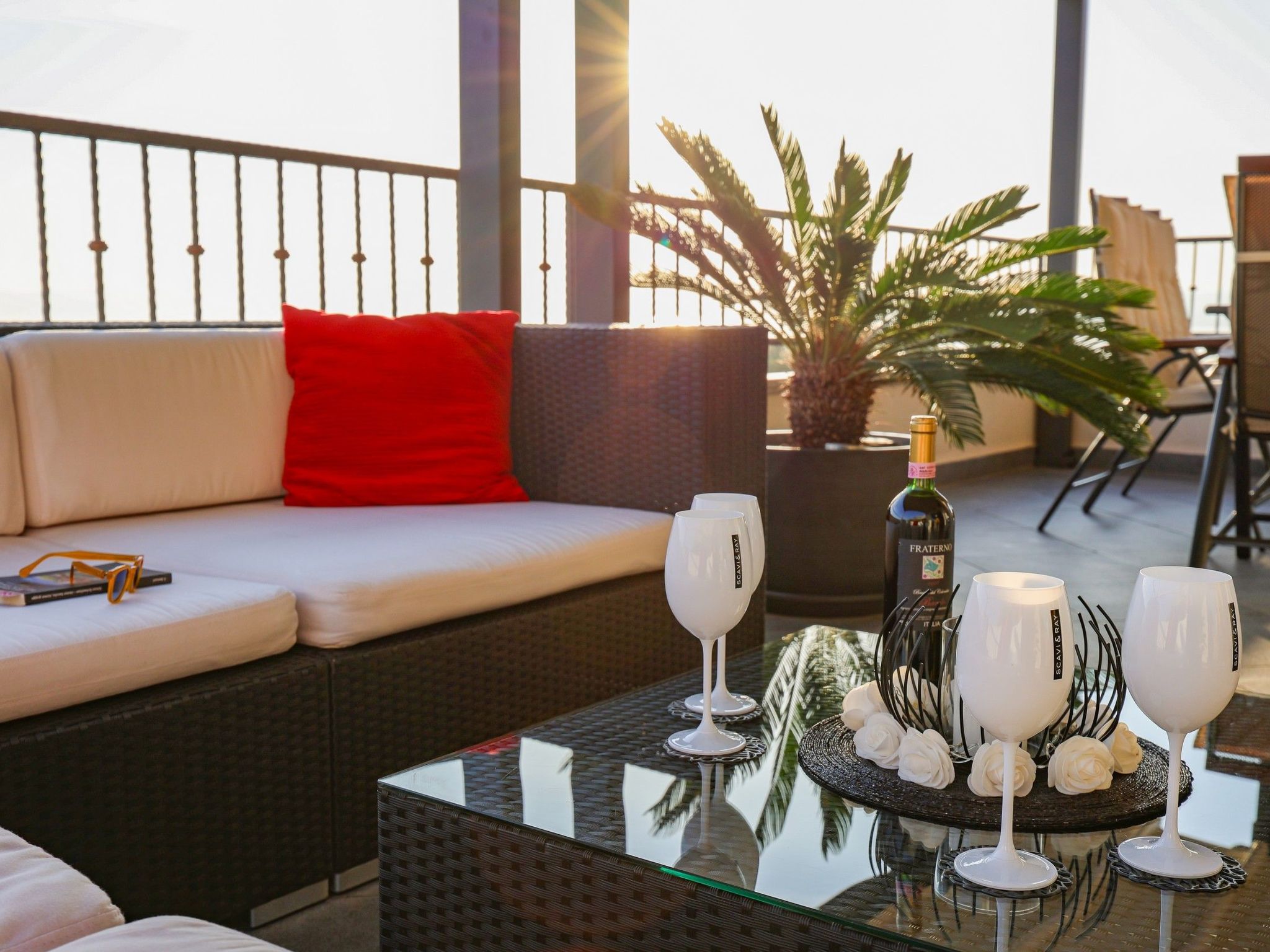 Penthousewohnung mit Whirlpool und Meerblick-Binnen