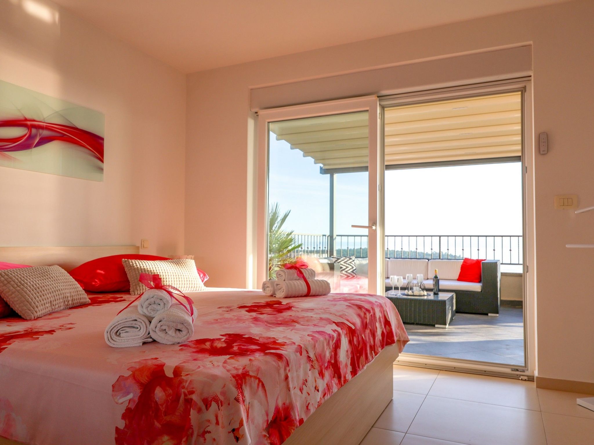 Penthousewohnung mit Whirlpool und Meerblick-Binnen