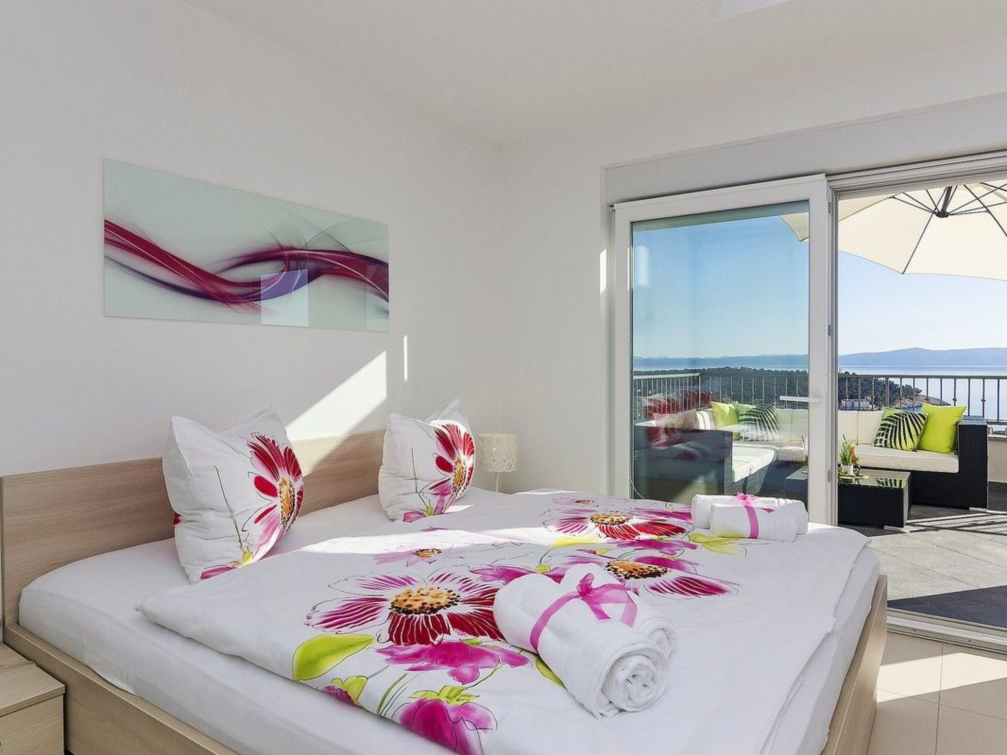 Penthousewohnung mit Whirlpool und Meerblick-Binnen