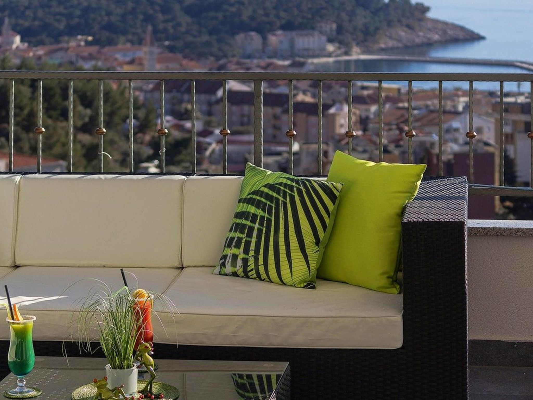 Penthousewohnung mit Whirlpool und Meerblick-Binnen