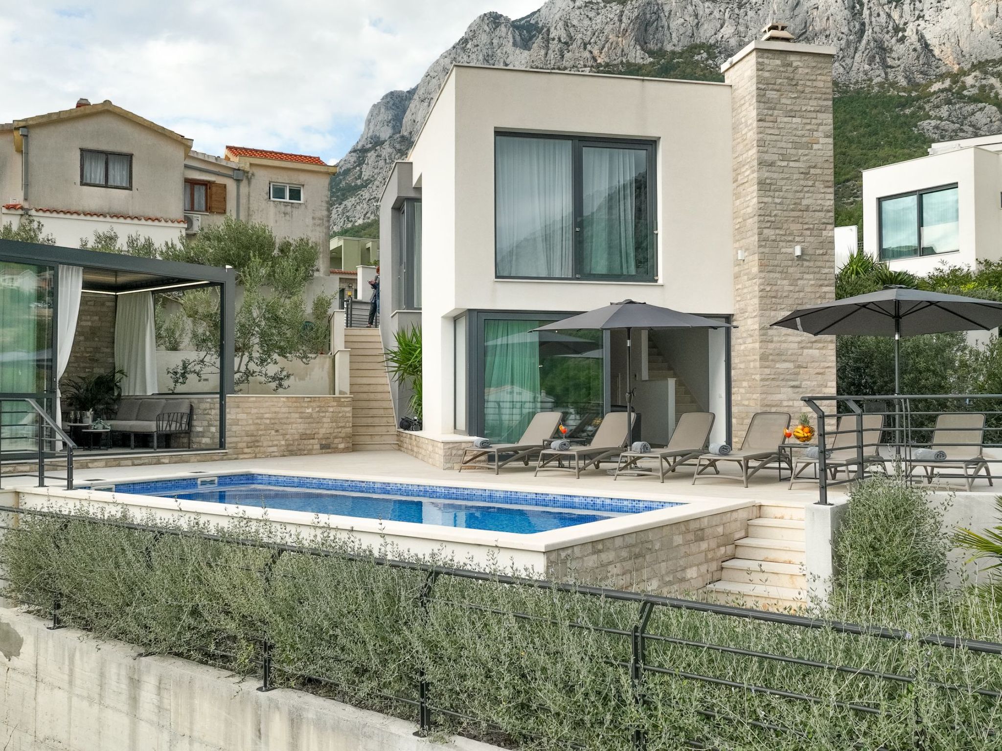 Vakantiehuis met privé zwembad in Makarska (Kroatië) voor 6 personen