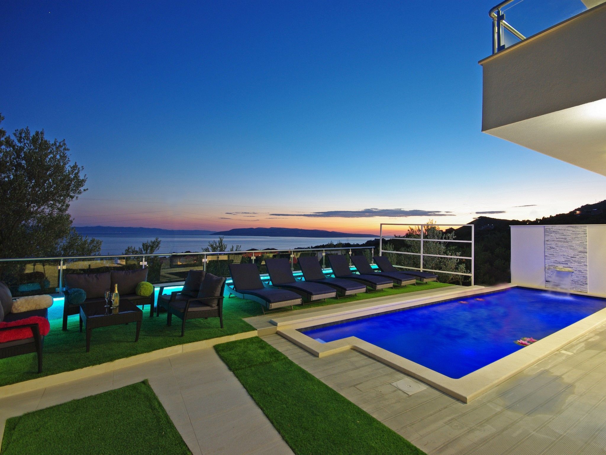 in Makarska mit Privatem Pool — Terrace (4 of 35)