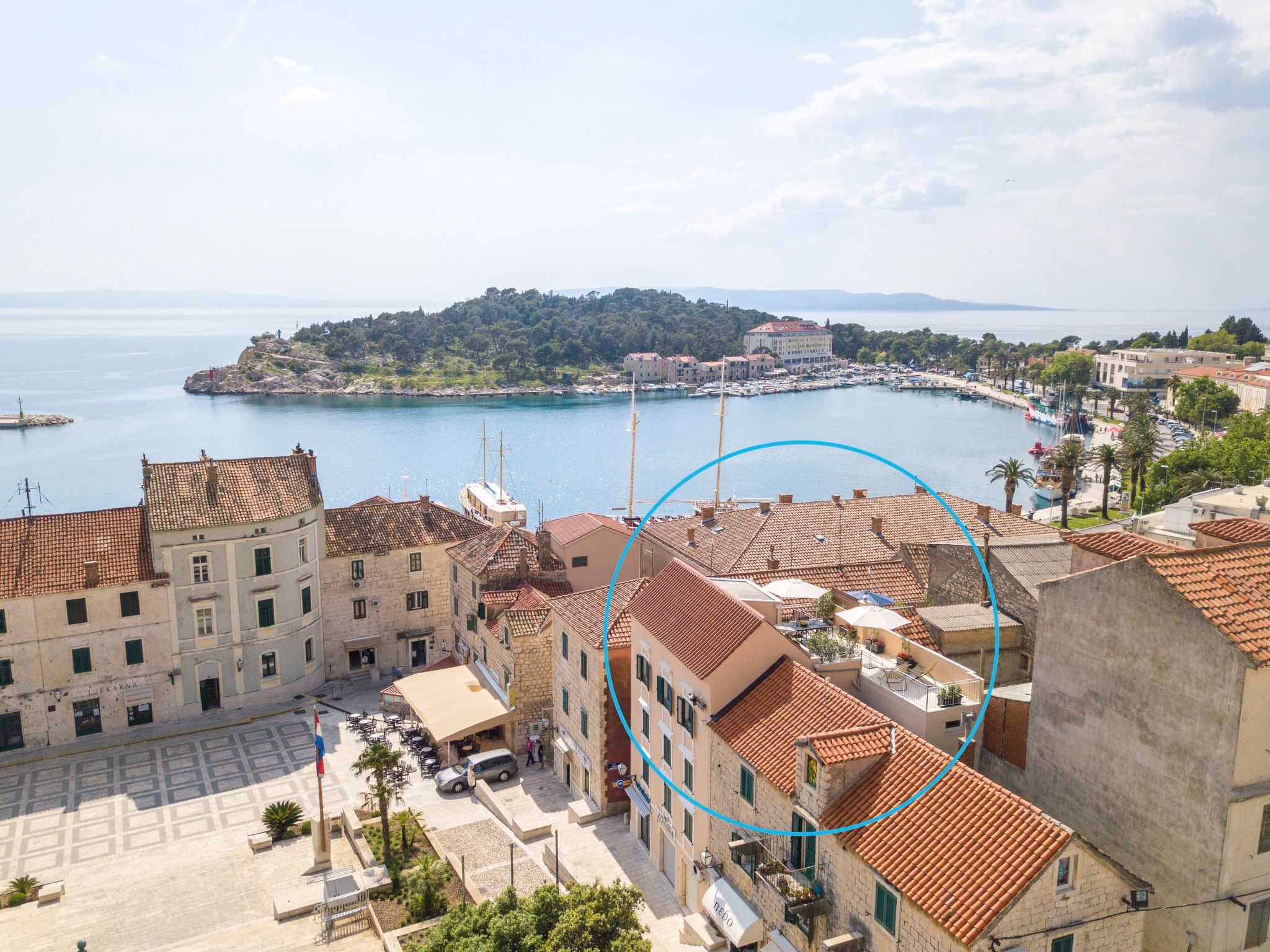 Für 6 Personen ca. 98 m&sup2; in Makarska, Dalmatien (Gespanschaft Split-Dalmat-Dehors