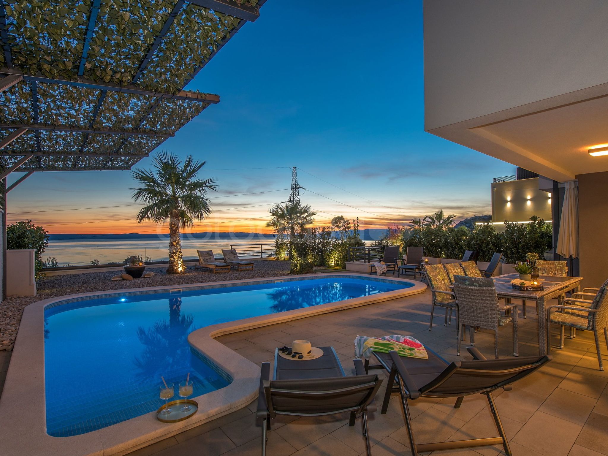 5 Sterne Blick - Privater Pool - Luxus Villa Ivizza-Dehors