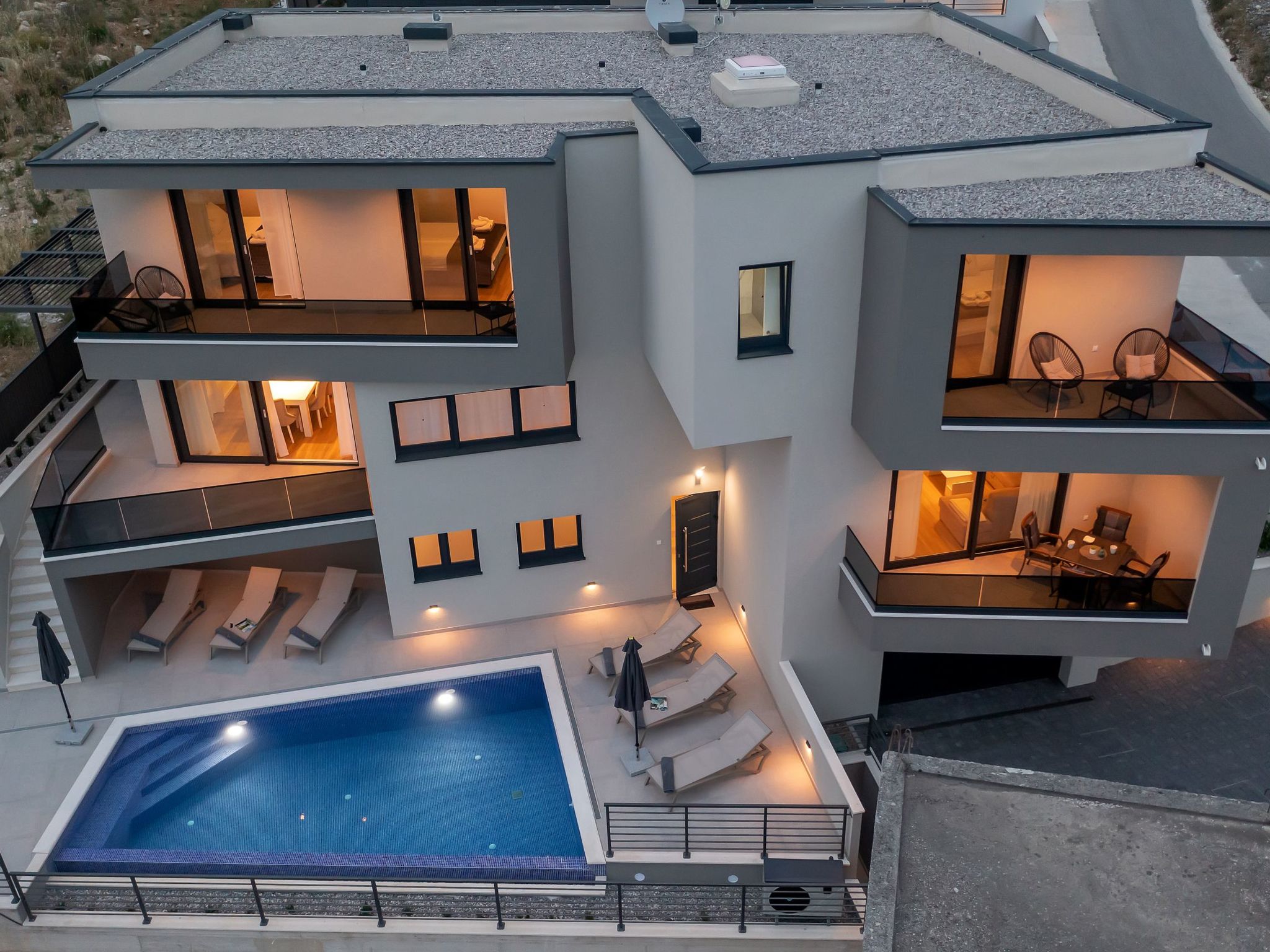 Ferienhaus mit umzäuntem Garten in Makarska (Kroatien) und 1 Hund erlaubt