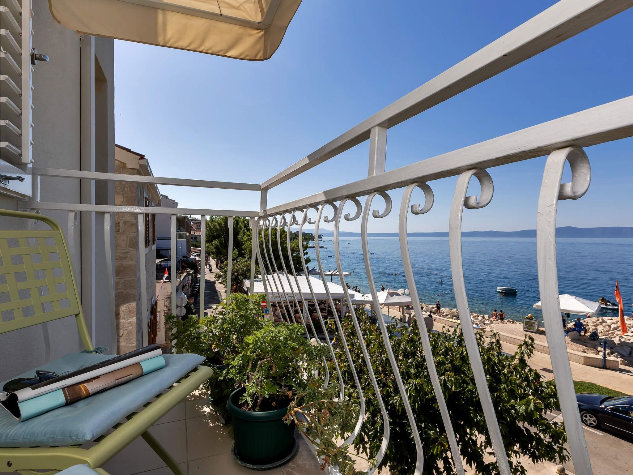 Vrijstaand appartement aan zee in Tučepi met balkon en airco - foto 36