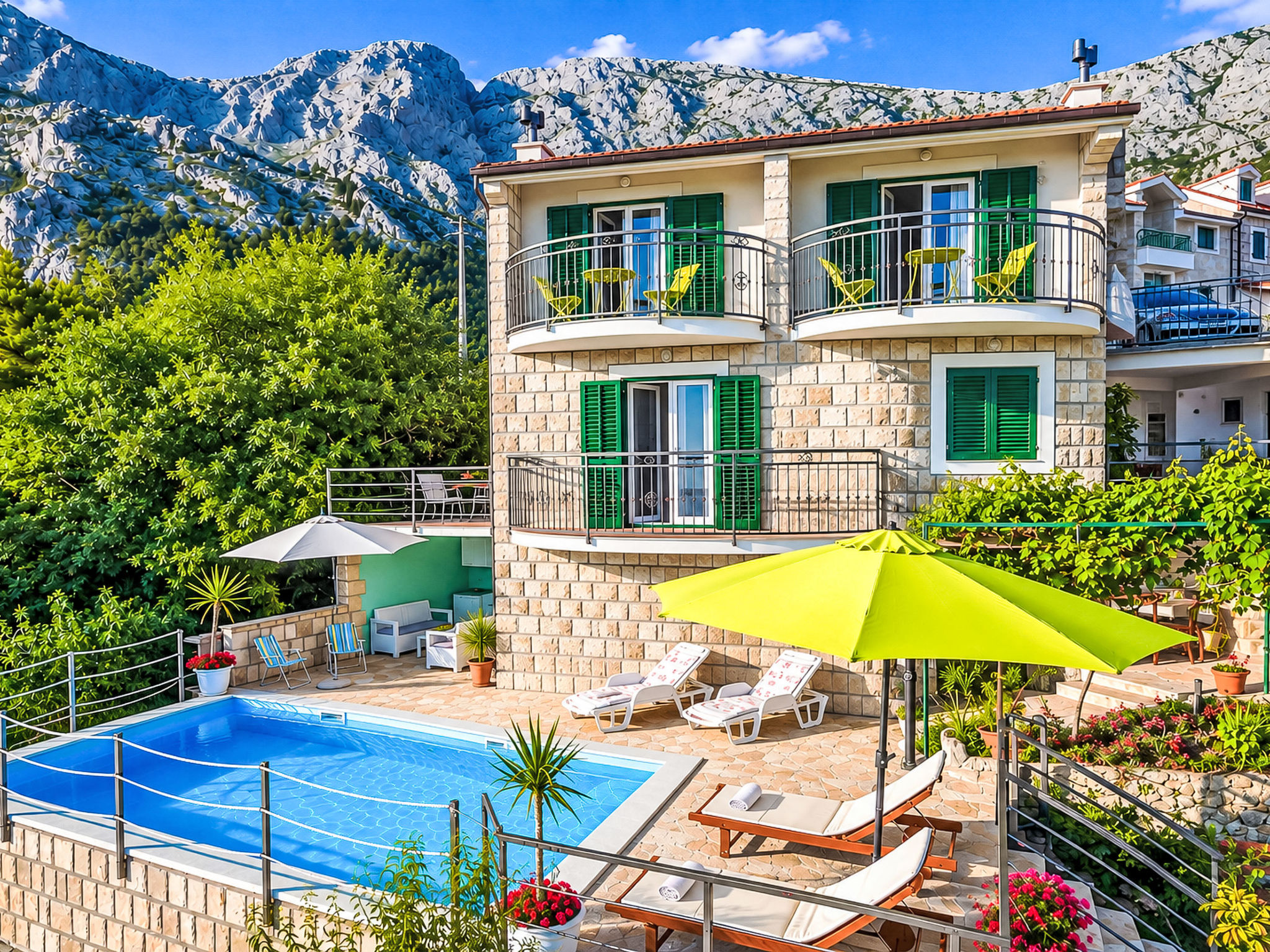 Renoviertes Ferienhaus in Tučepi mit Privatem Pool