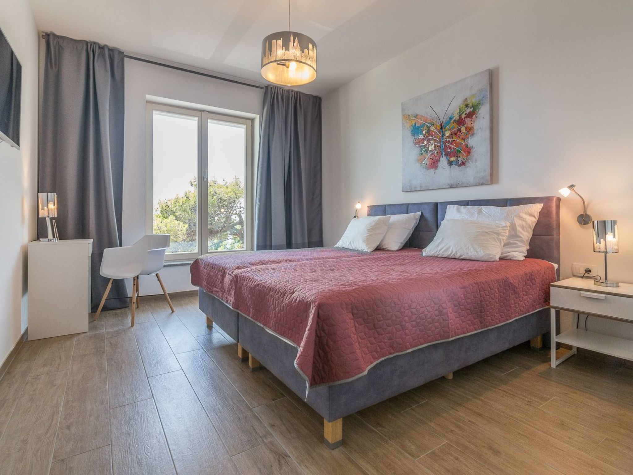 In Šimići mit Privatem Pool-Drinnen