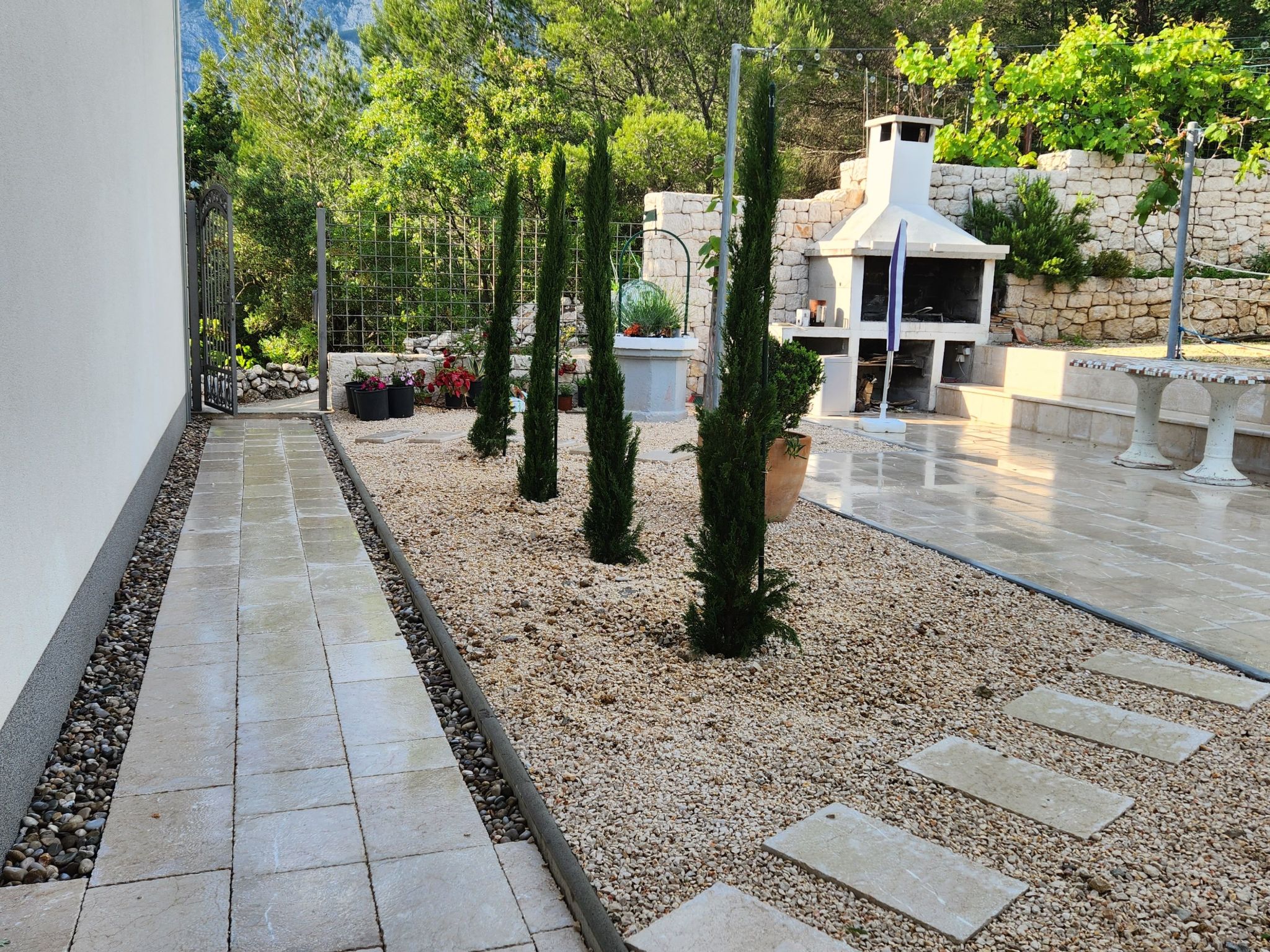 In Šimići mit Privatem Pool-Drinnen