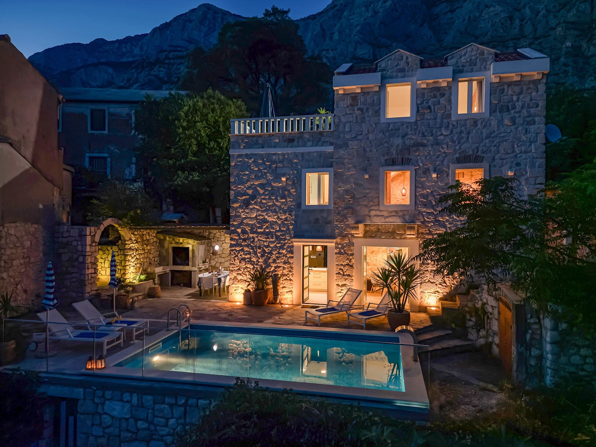 Vakantiehuis met privé zwembad in Tucepi (Kroatië) voor 4 personen