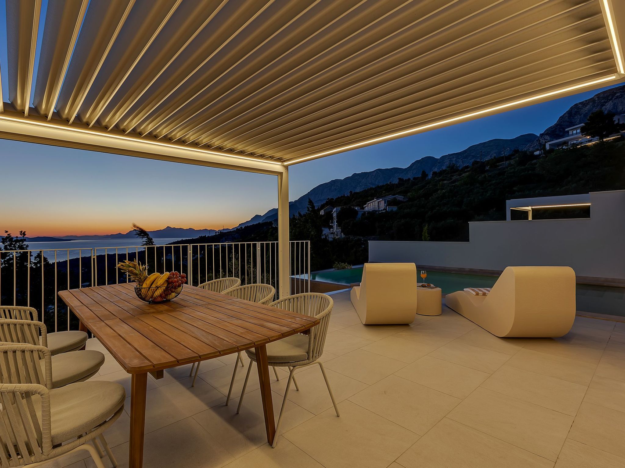 Vakantiehuis met privé zwembad in Podgora (Kroatië) voor 1 personen