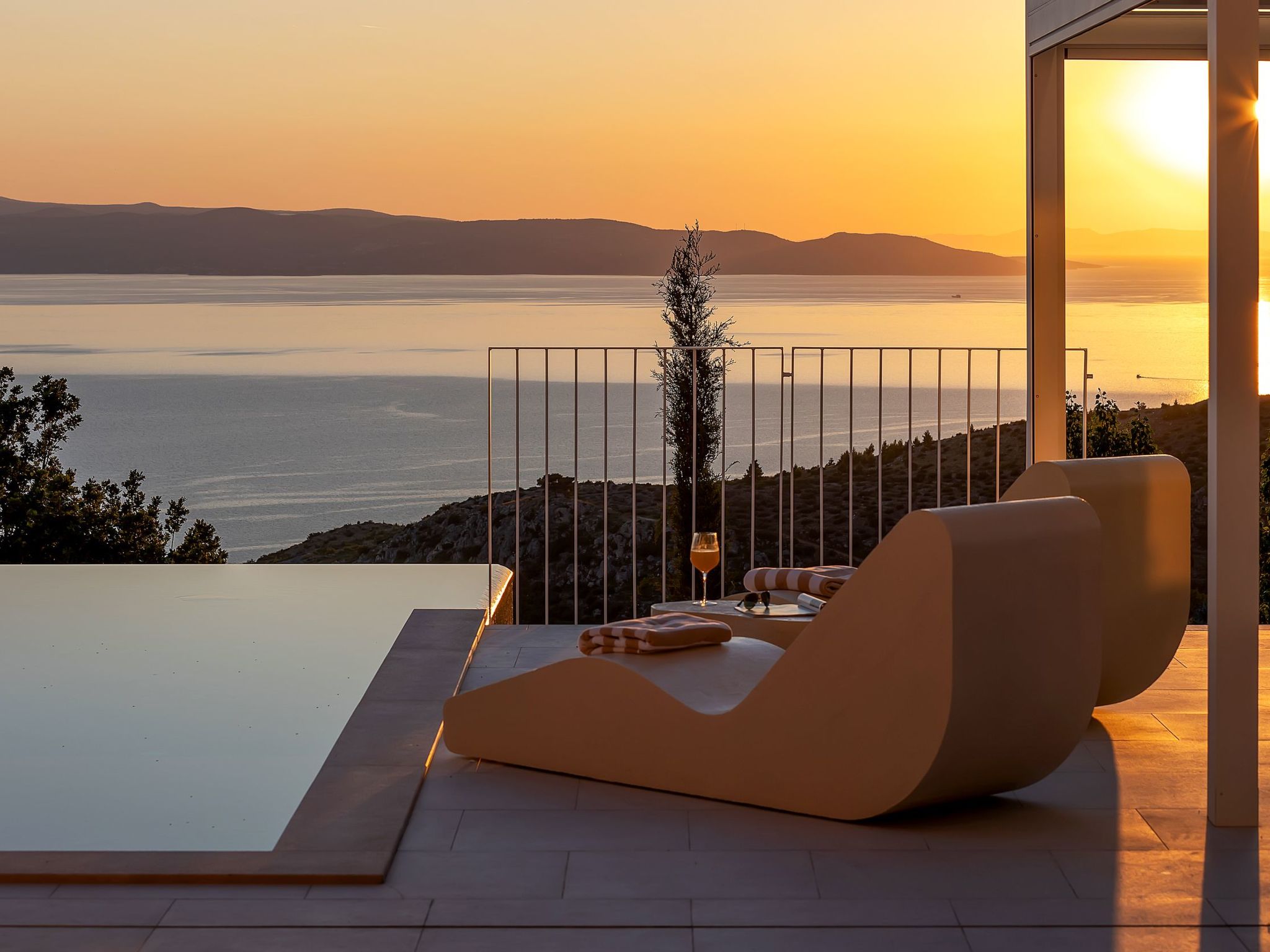 Vakantiehuis met privé zwembad in Podgora (Kroatië) voor 1 personen