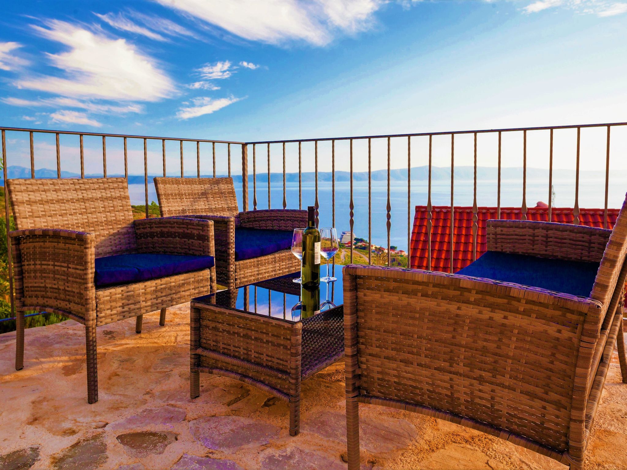 Wunderschöne Steinvilla mit tollem Ausblick-Binnen