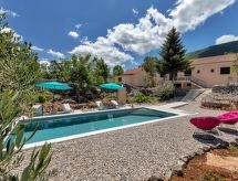 Vrijstaande villa met privé verwarmd zwembad in Rašćane, nabij Zupa - thumbnail 2