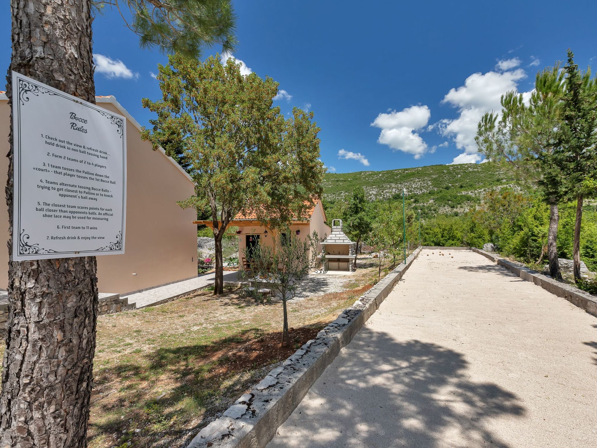 In Rašćane mit Beheiztem Pool