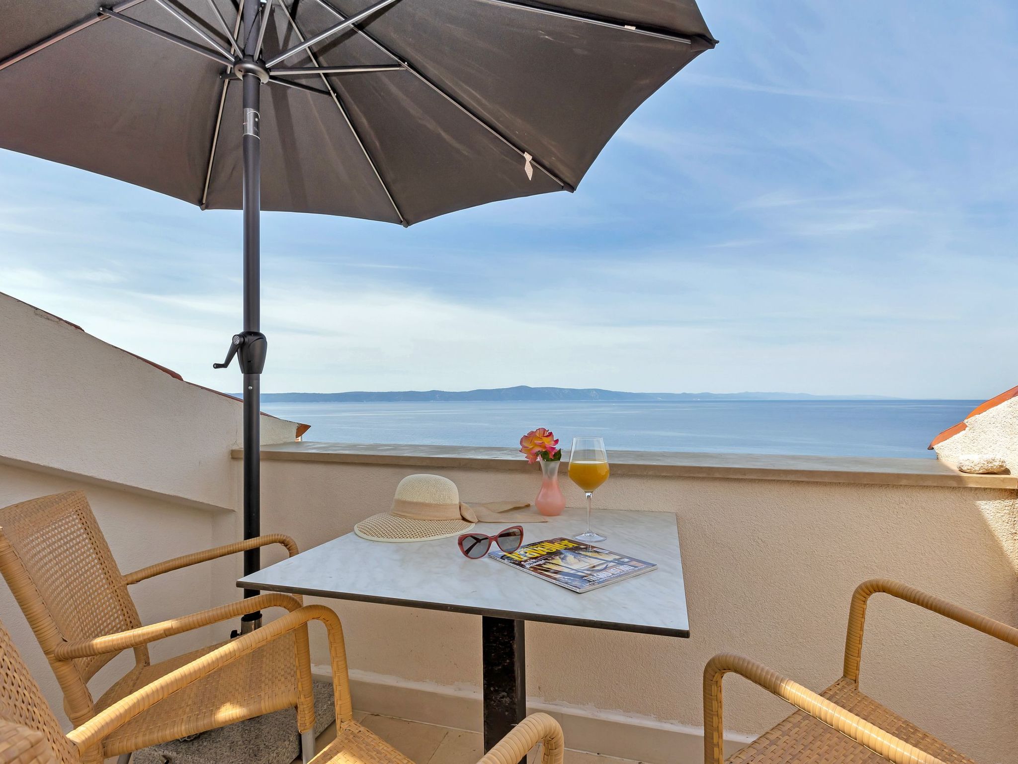 Villa Margitta mit Pool, Tennisplatz und Meerblick-Drinnen