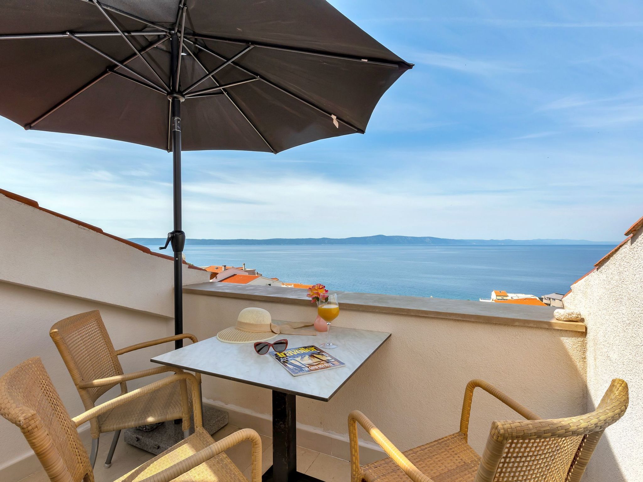 Villa Margitta mit Pool, Tennisplatz und Meerblick-Drinnen