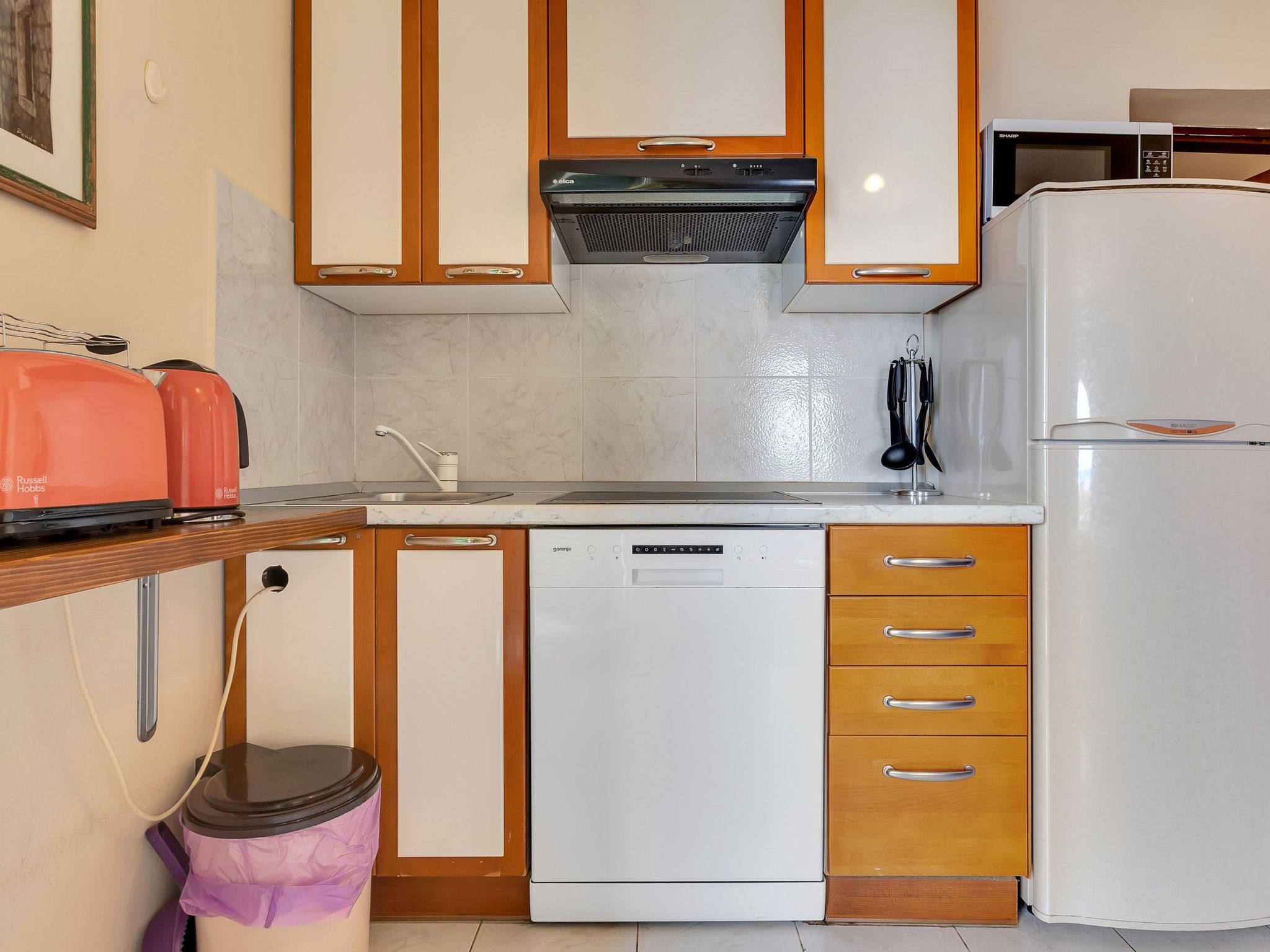 Wohnung in Drašnice mit Schönem Garten-Dedans