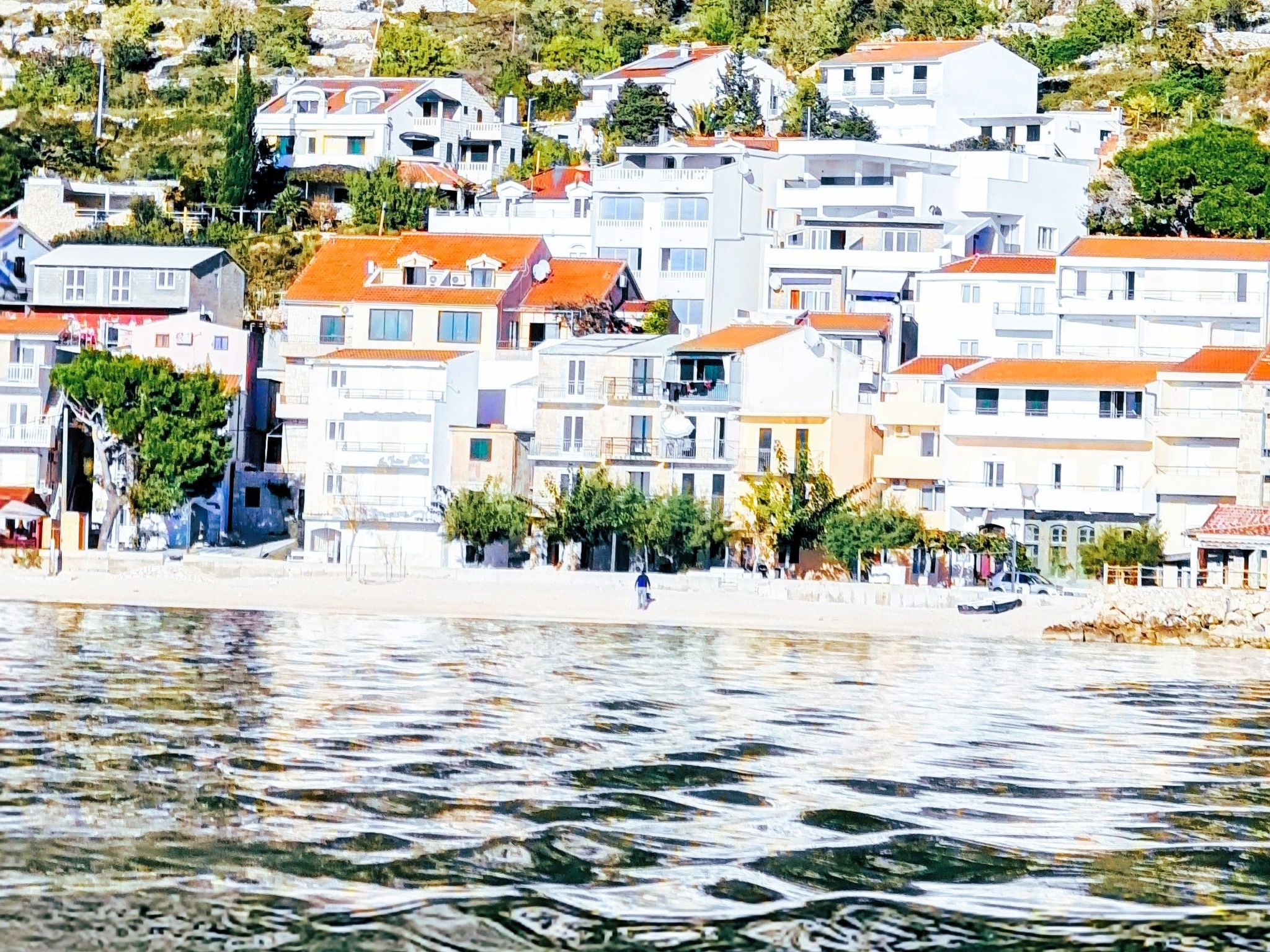 Tolle Wohnung in Drašnice mit Schönem Garten-Dedans