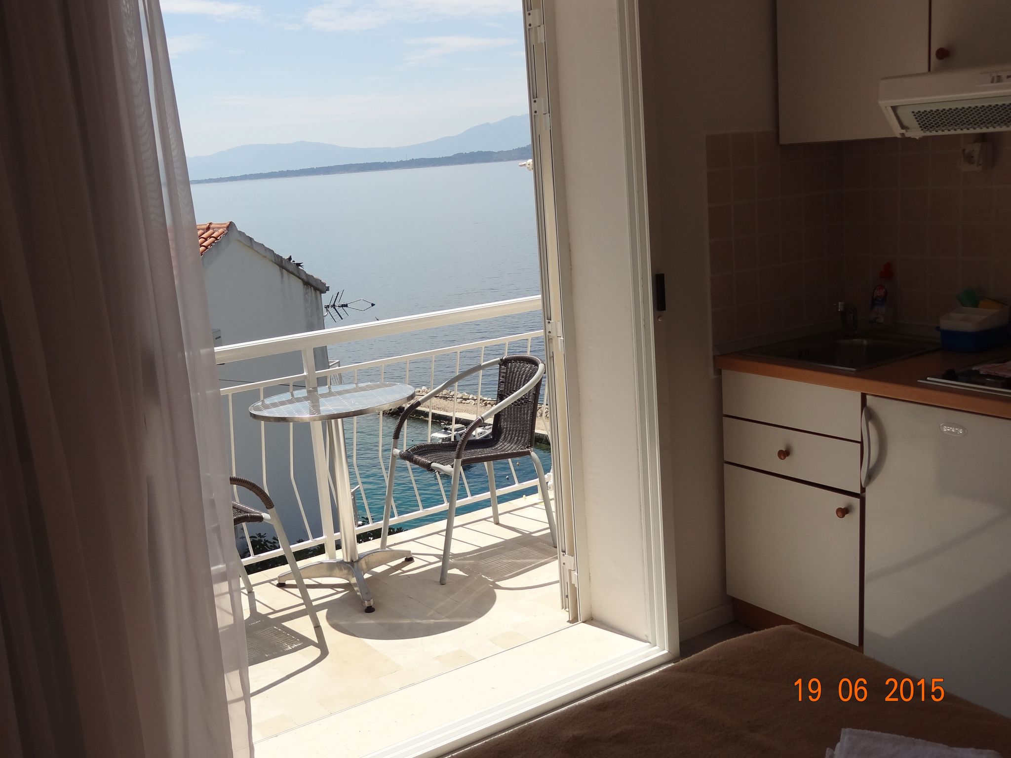 Komfortables Studio-Apartment mit Meerblick-Binnen