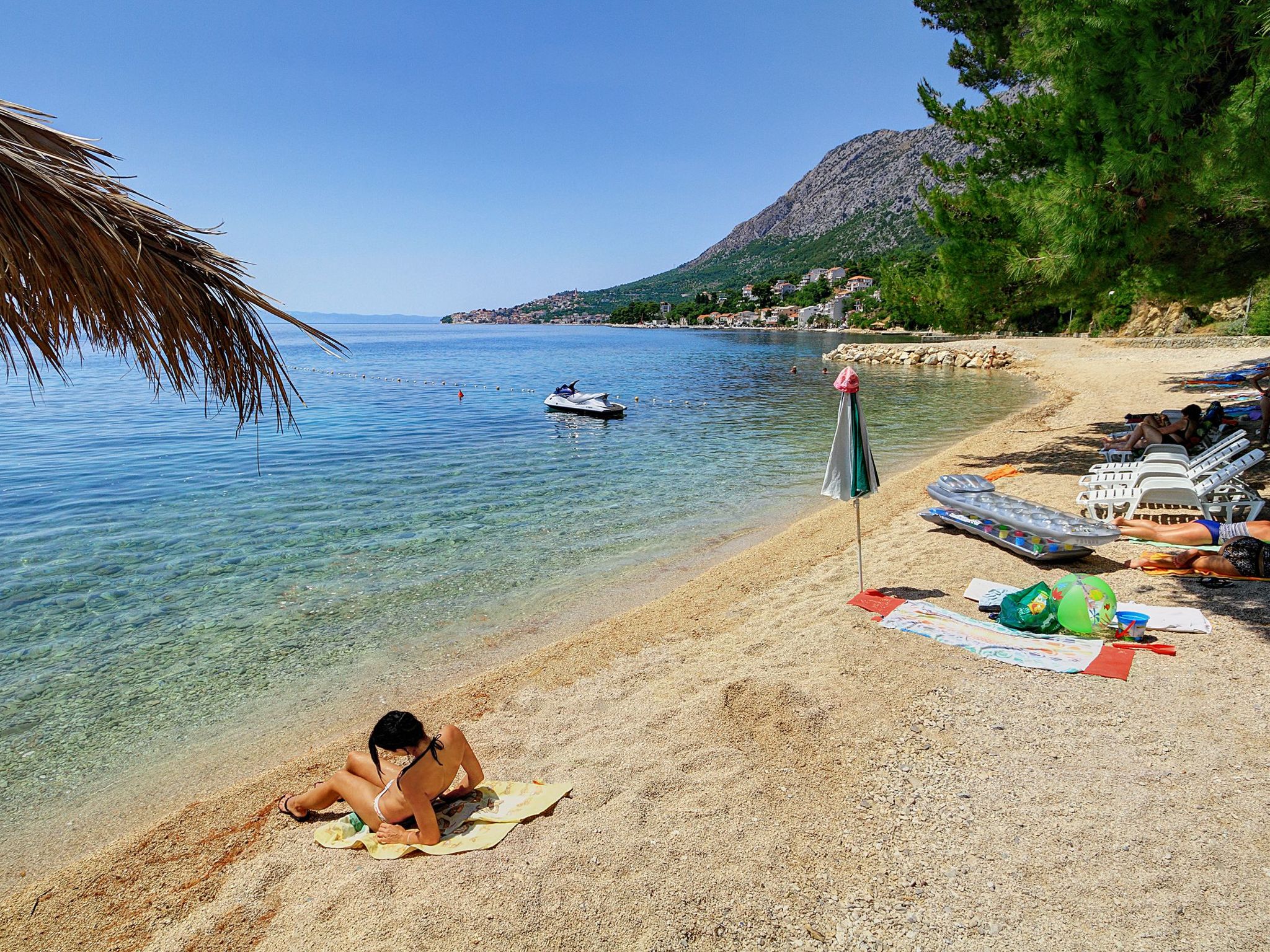 Ruhige Ferienwohnung mit Meerblick-Binnen