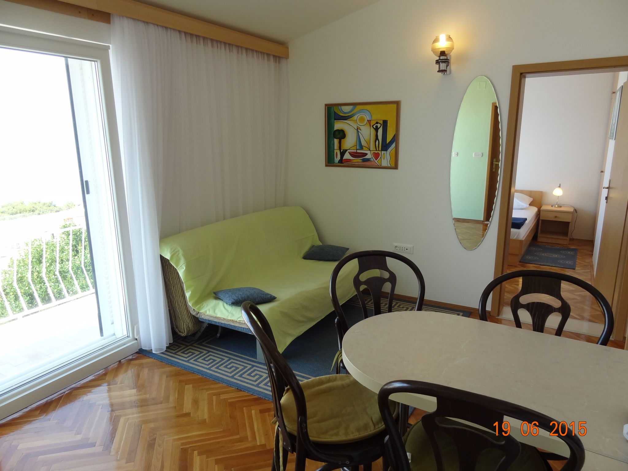 Ruhige Ferienwohnung mit Meerblick-Binnen