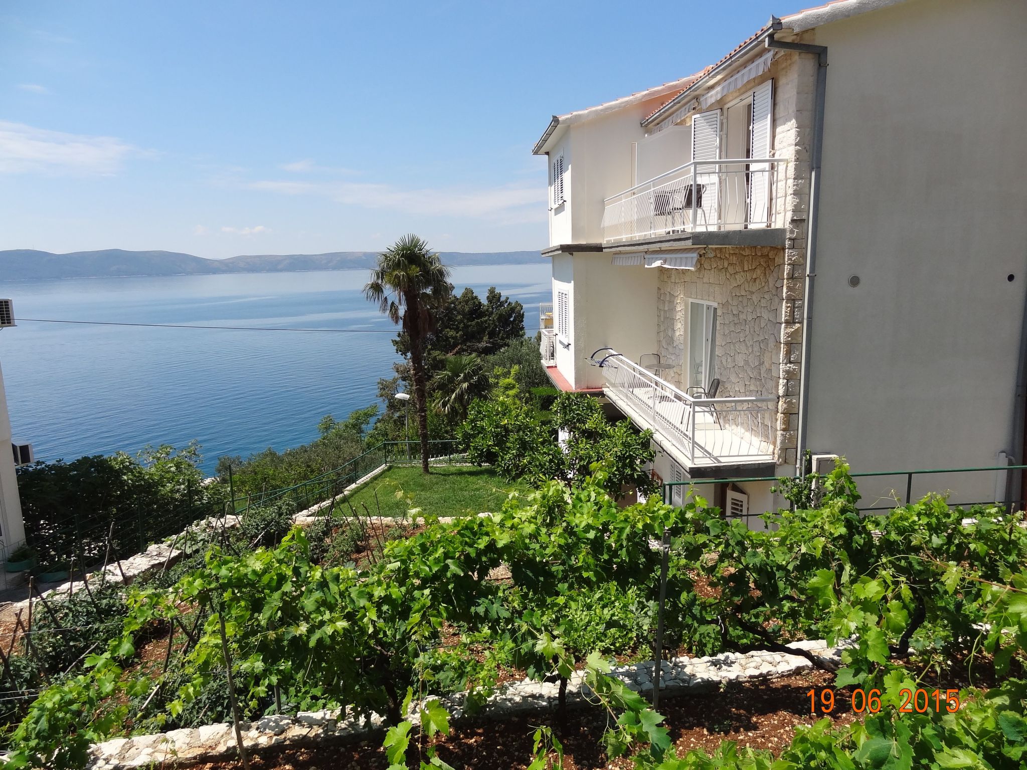 Ruhige Ferienwohnung mit Meerblick-Binnen