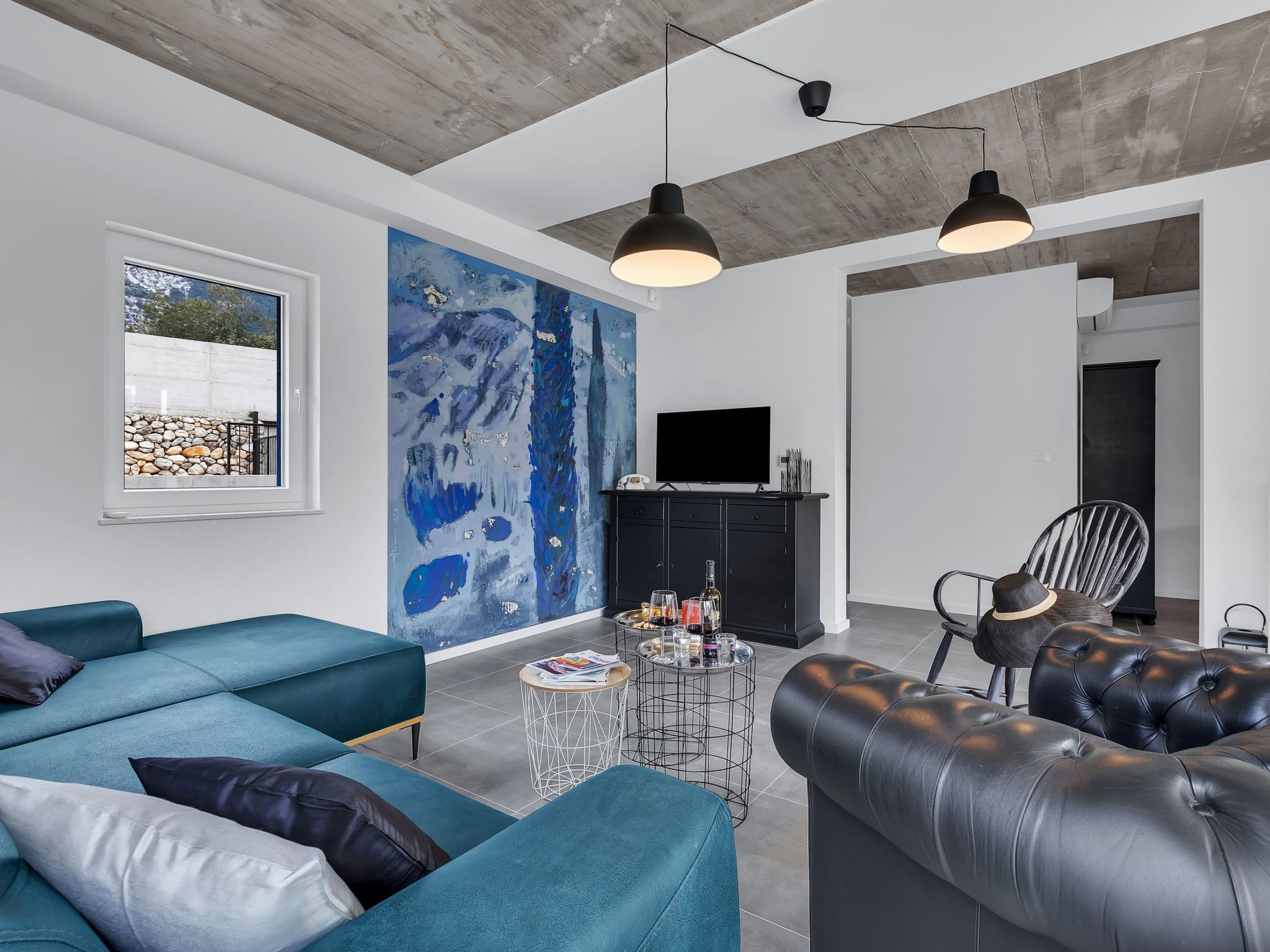 Modernes Ferienhaus in Zaostrog mit Beheiztem Pool-Drinnen