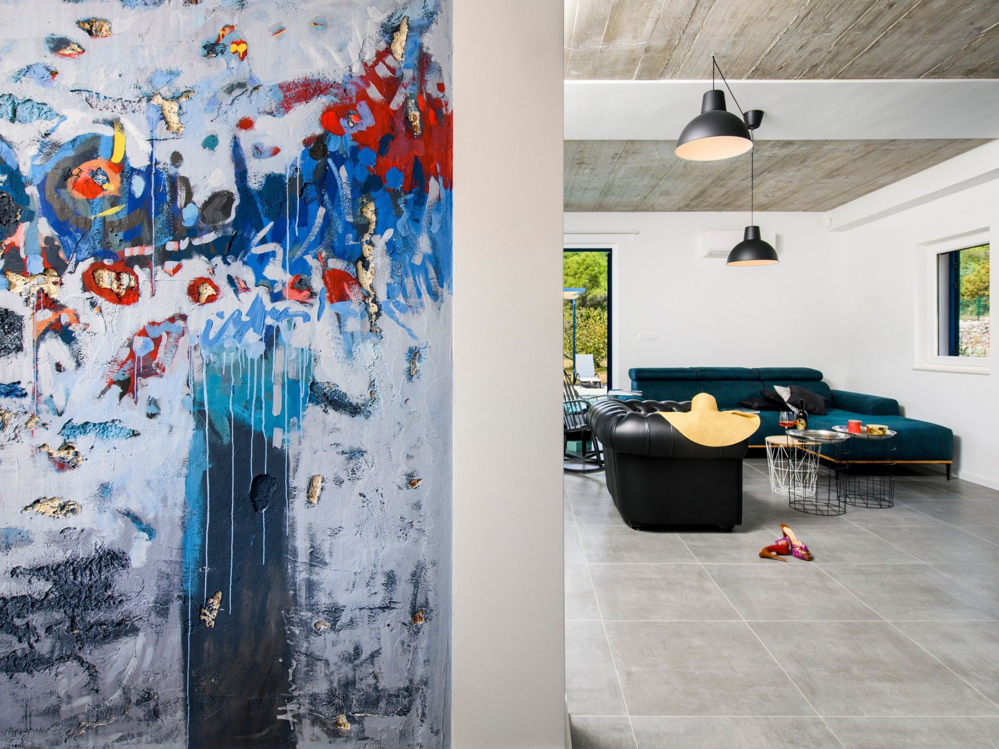 Modernes Ferienhaus in Zaostrog mit Beheiztem Pool-Drinnen