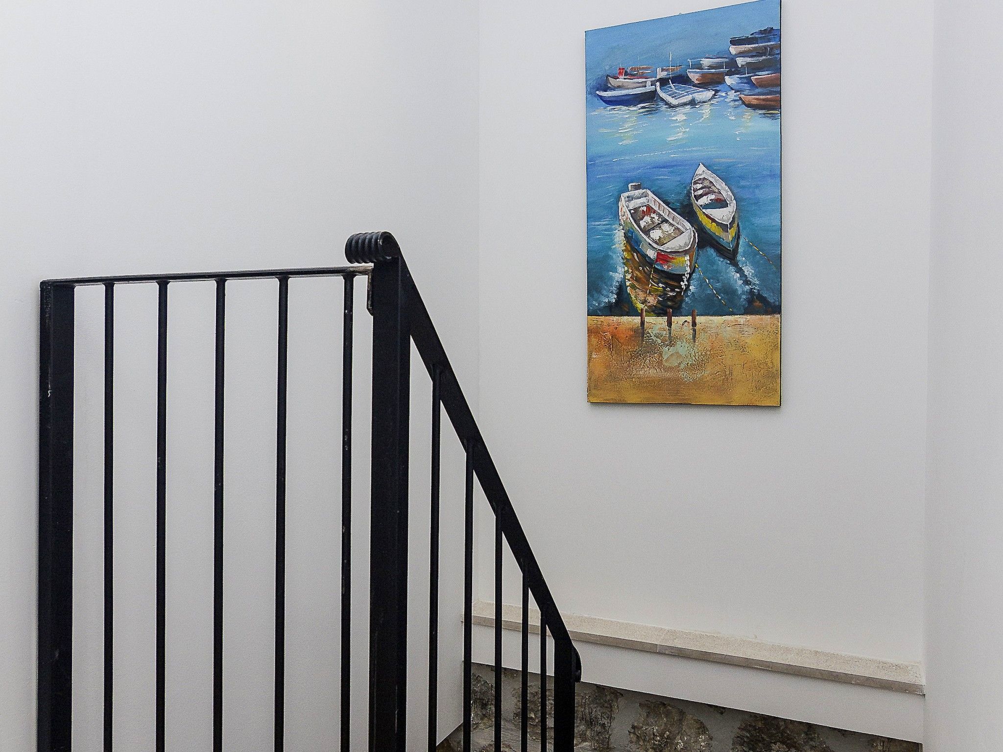 Schönes Steinhaus mit beheiztem Pool, Terrasse mit Meerblicl in ruhige Lage-Drinnen