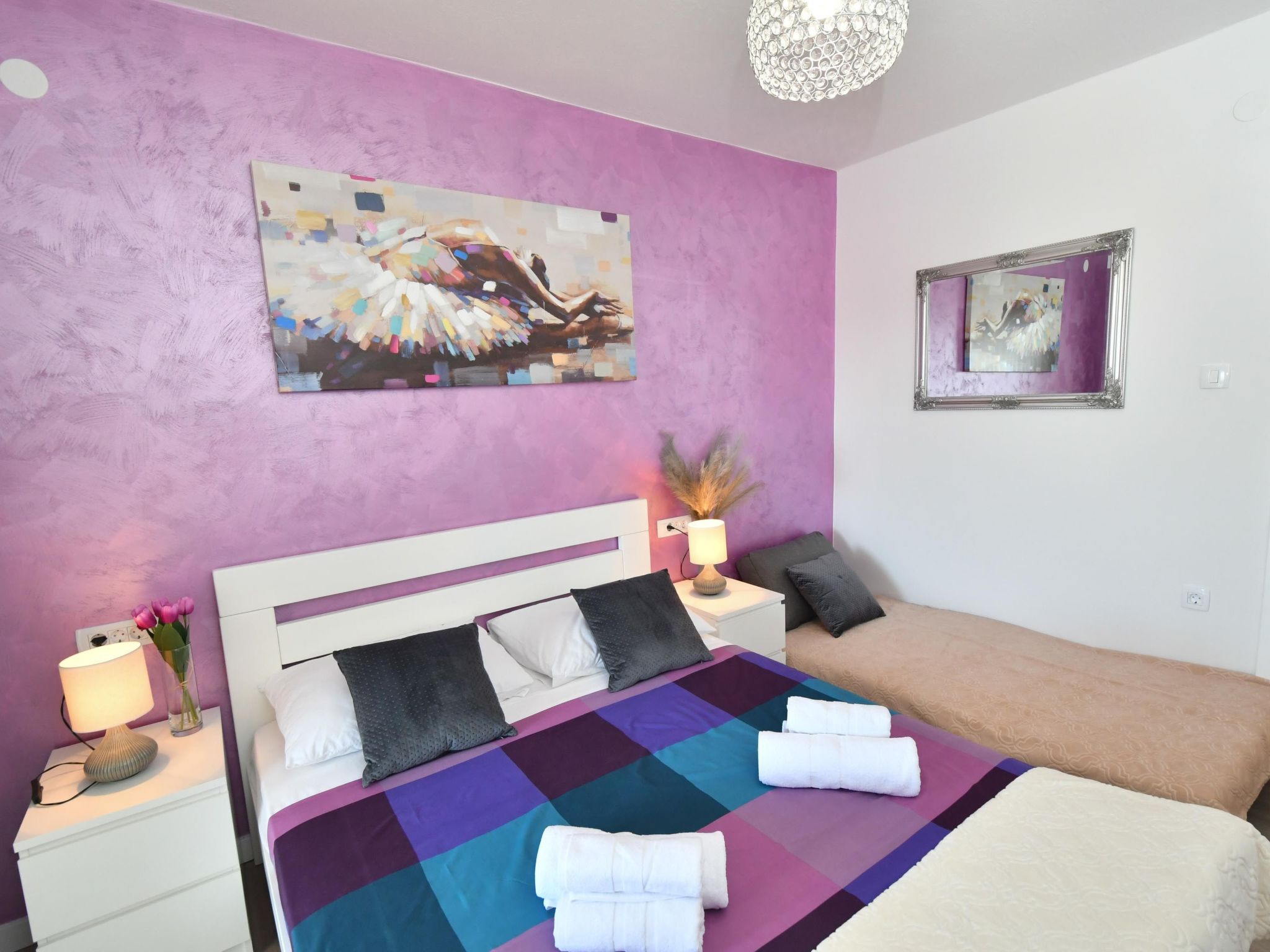 Apartment mit Terrasse-Dedans