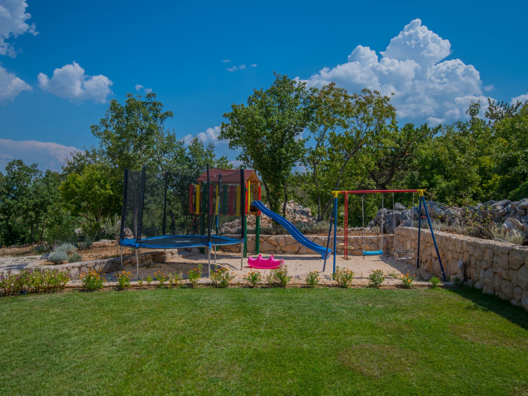 Freistehende Villa Iva Grubine mit Privatpool-Inside