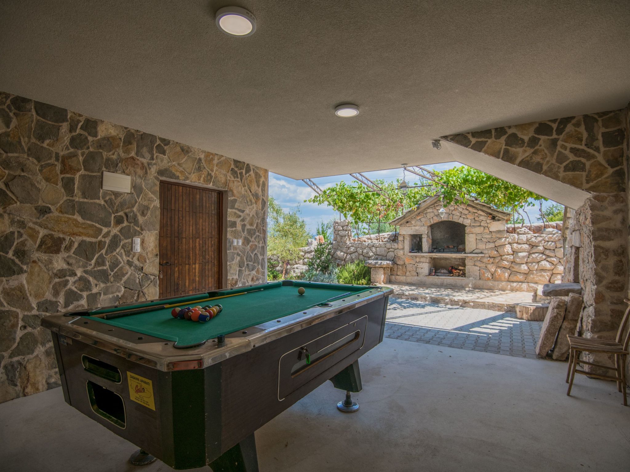 Freistehende Villa Iva Grubine mit Privatpool-Inside