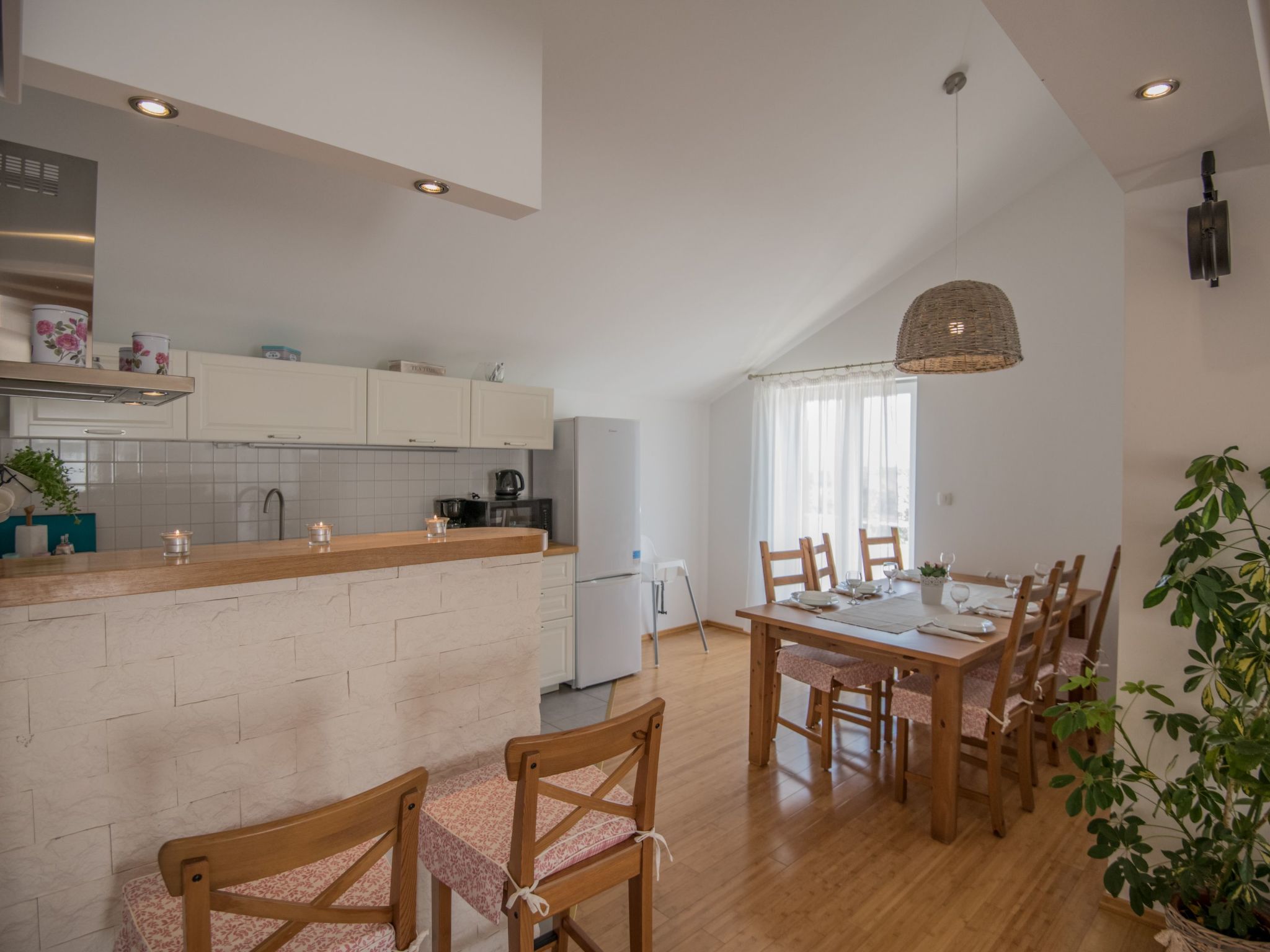 Freistehende Villa Iva Grubine mit Privatpool-Inside